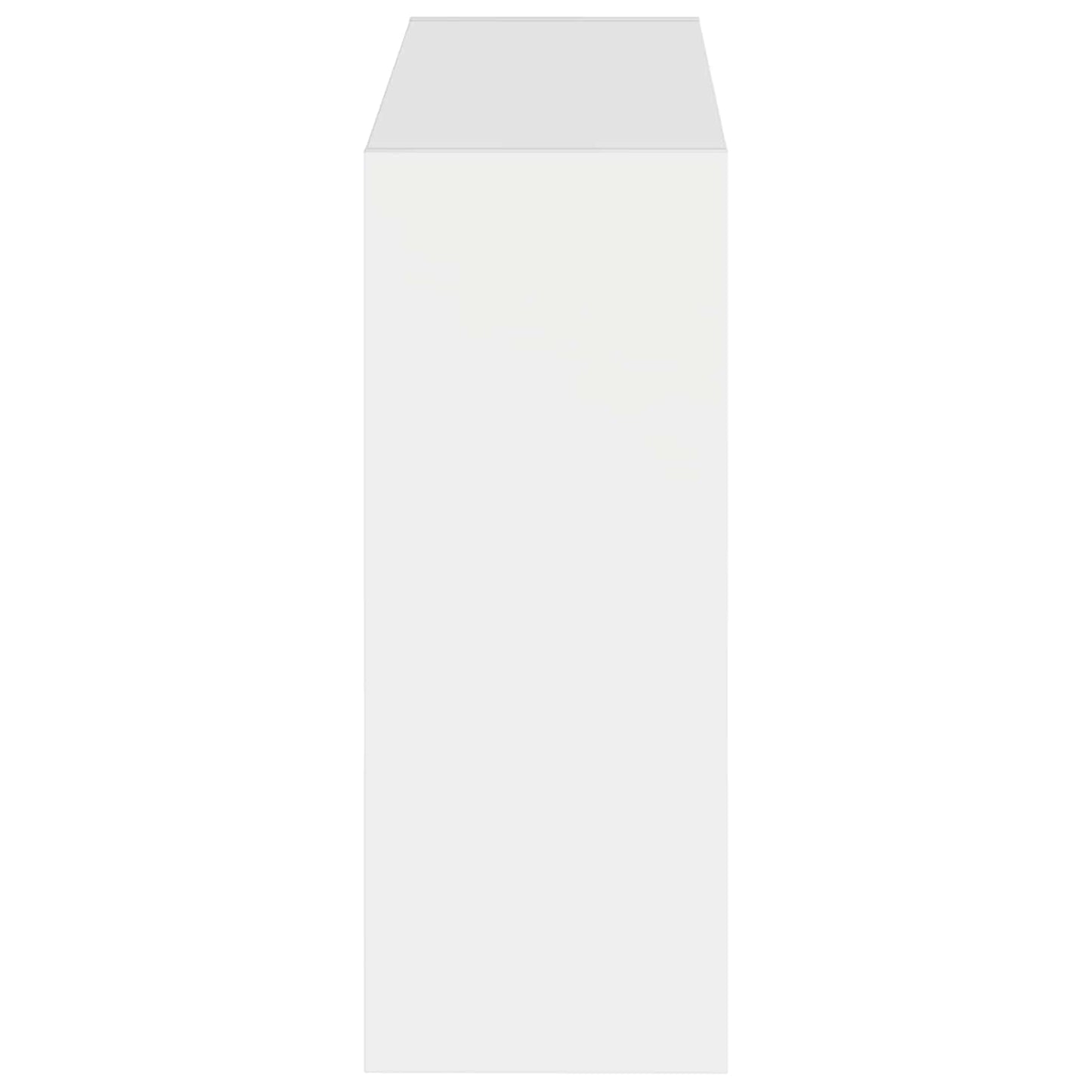 Vegghengt skoskap ZWOLLE 71 x 17 x 43 cm Konstruert tre Hvit