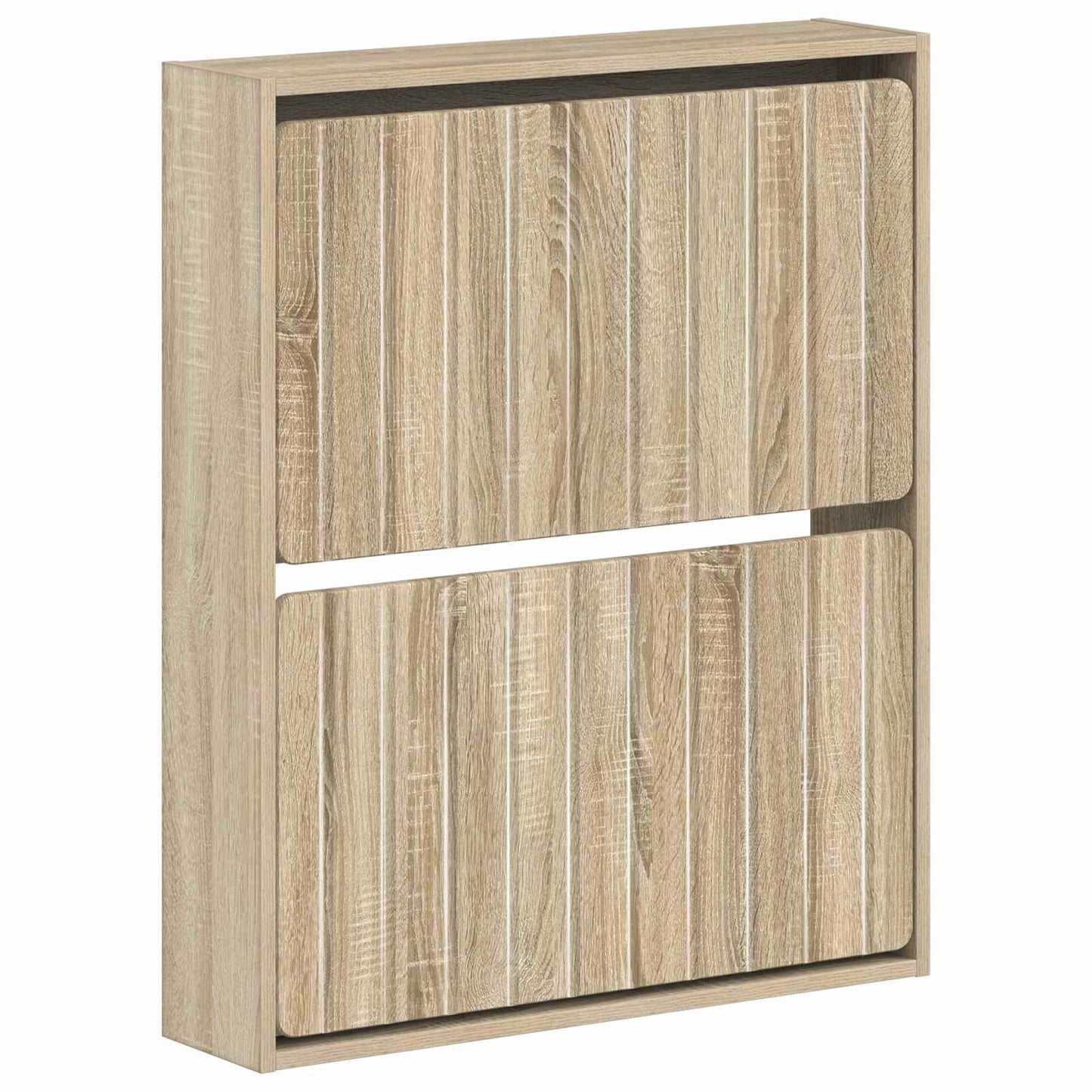 Vegghengt skoskap ZWOLLE 71 x 17 x 86 cm Konstruert tre