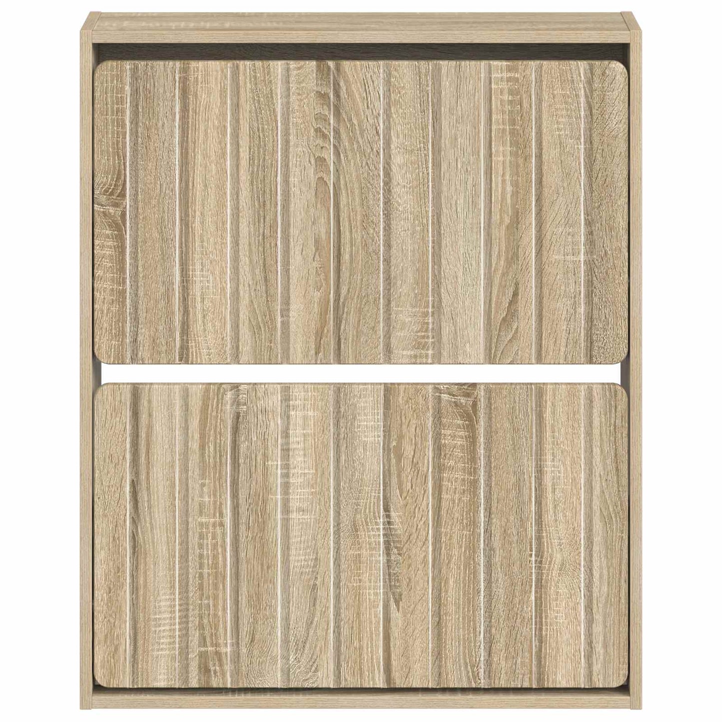 Vegghengt skoskap ZWOLLE 71 x 17 x 86 cm Konstruert tre