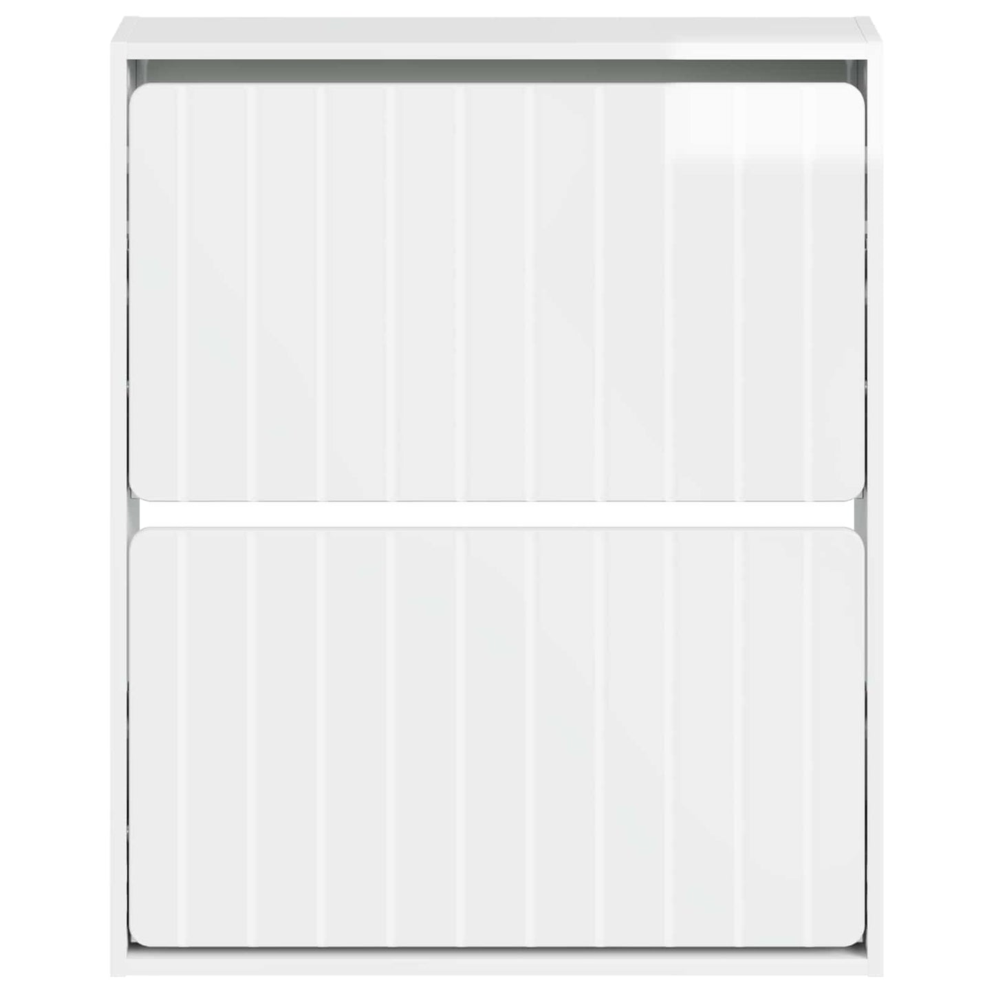 Vegghengt skoskap ZWOLLE 71 x 17 x 86 cm Konstruert tre