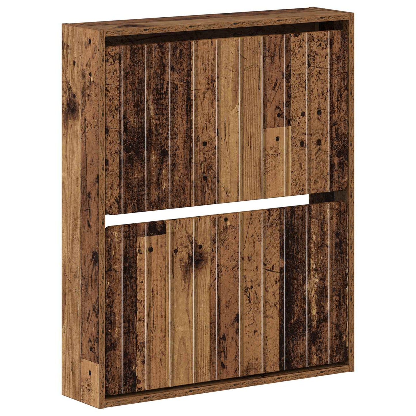 Vegghengt skoskap ZWOLLE 71 x 17 x 86 cm Konstruert tre