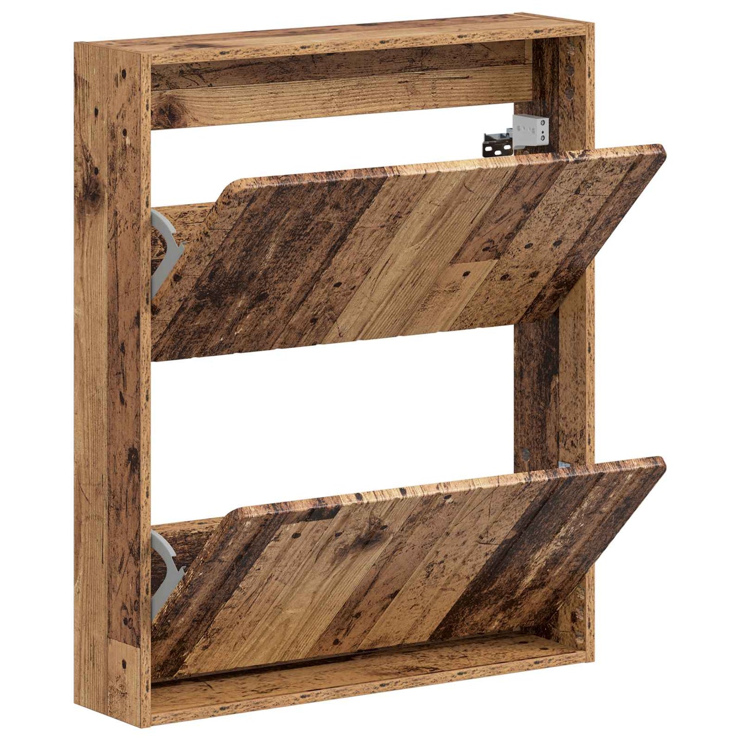 Vegghengt skoskap ZWOLLE 71 x 17 x 86 cm Konstruert tre