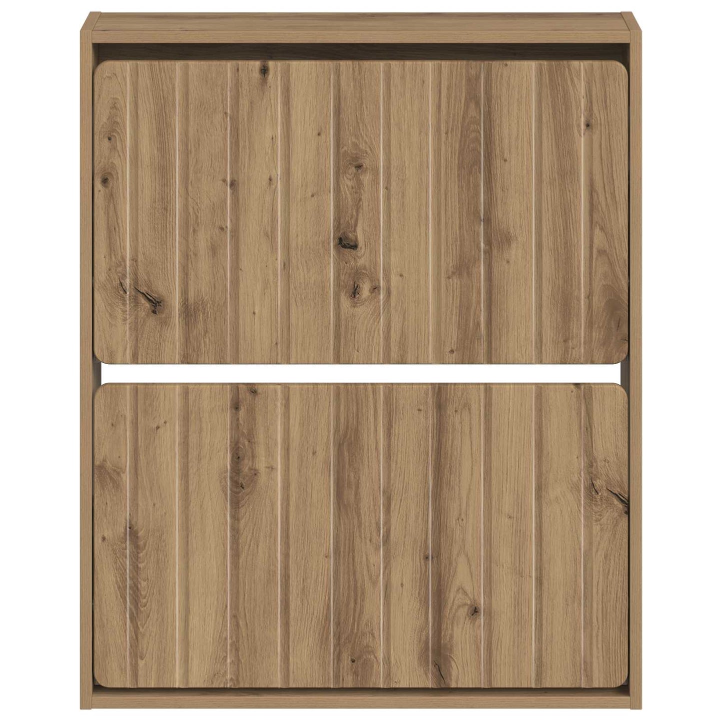 Vegghengt skoskap ZWOLLE 71 x 17 x 86 cm Konstruert tre