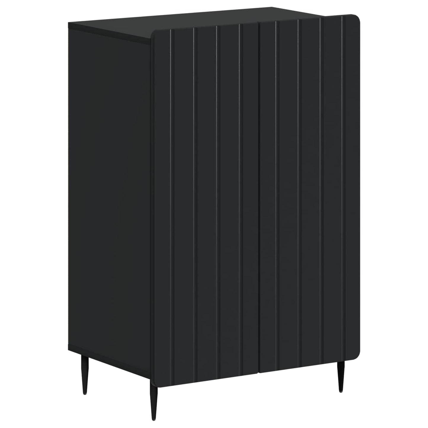 Sko Skap ZWOLLE 59,5 x 39,5 x 91,5 cm Konstruert tre Svart
