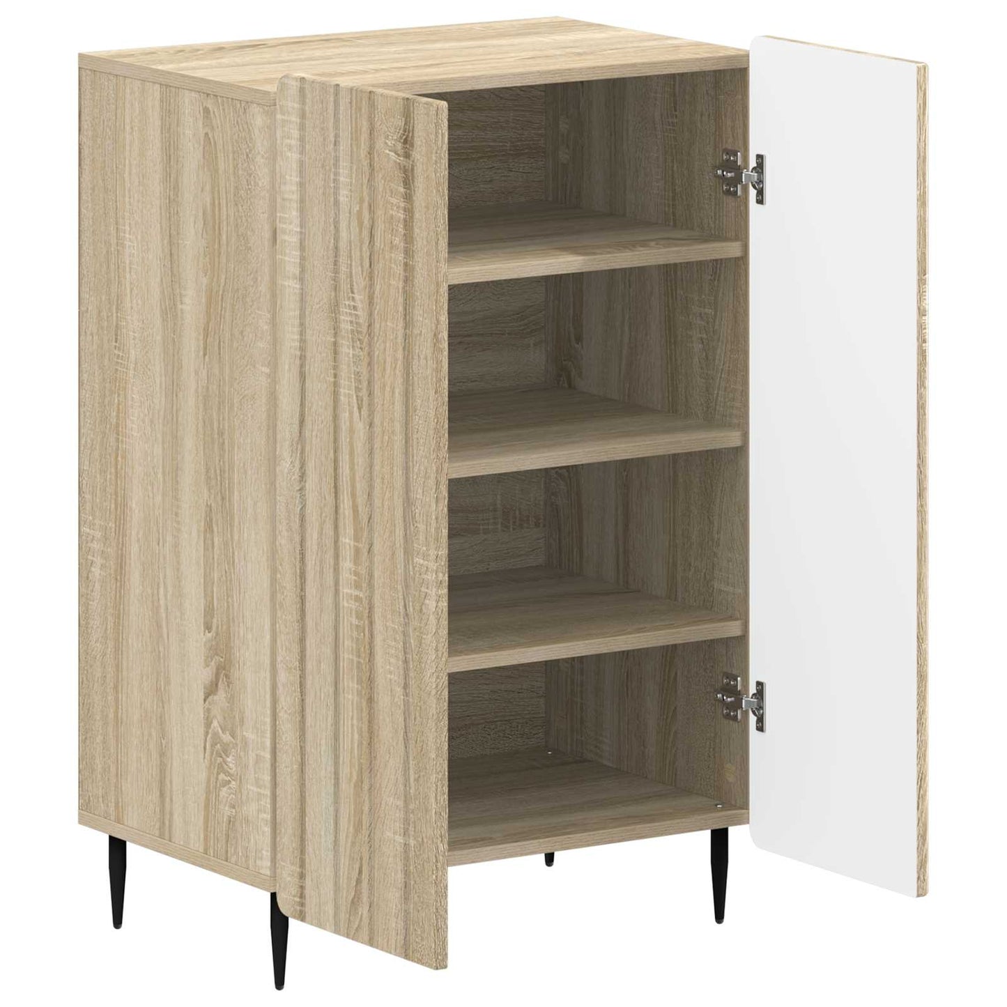 Sko Skap ZWOLLE 59,5 x 39,5 x 91,5 cm Konstruert tre Sonoma eik