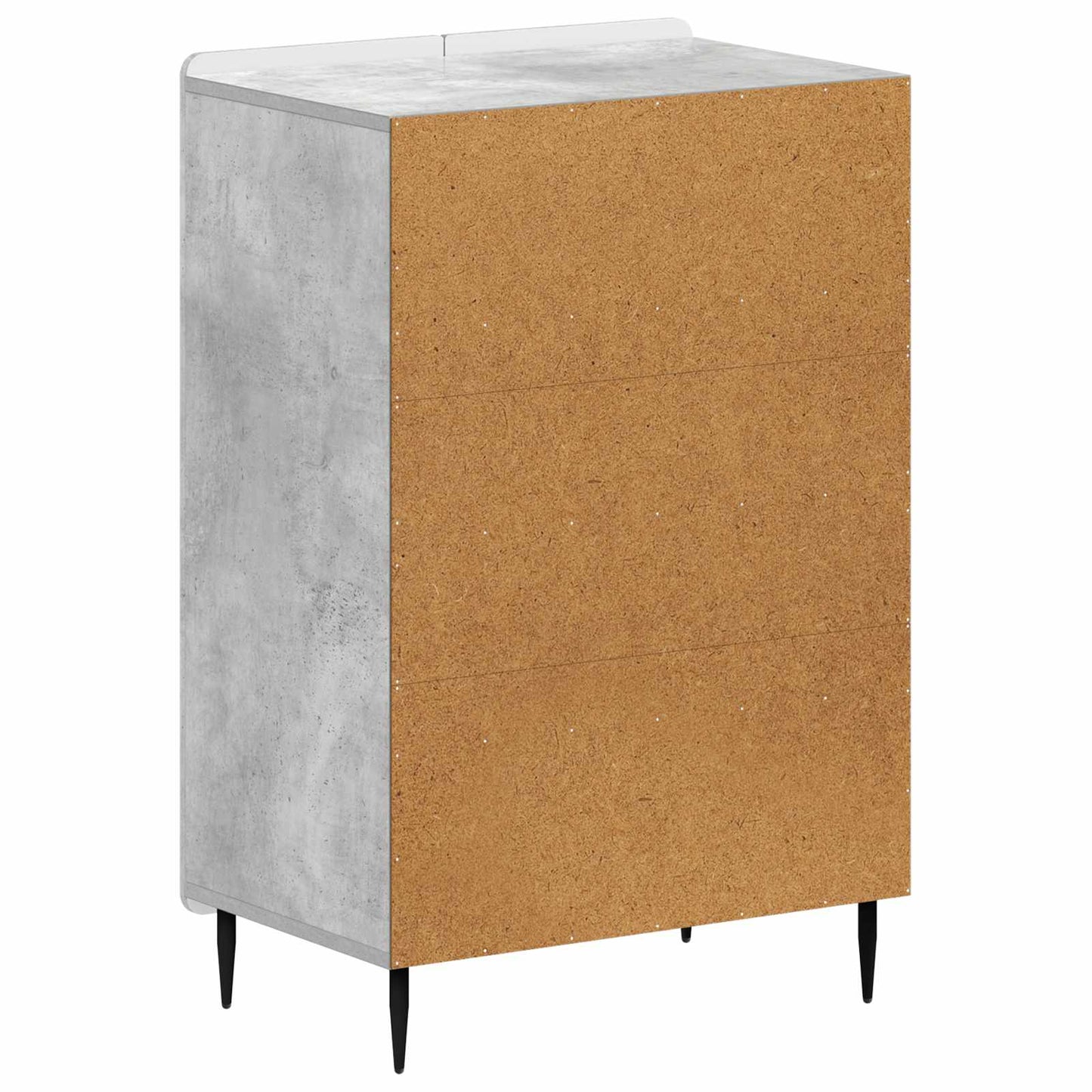 Sko Skap ZWOLLE 59,5 x 39,5 x 91,5 cm Konstruert tre Betonggrå