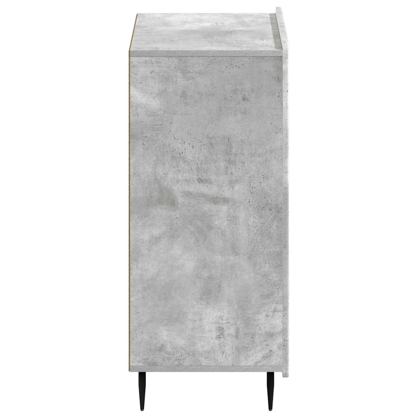 Sko Skap ZWOLLE 59,5 x 39,5 x 91,5 cm Konstruert tre Betonggrå