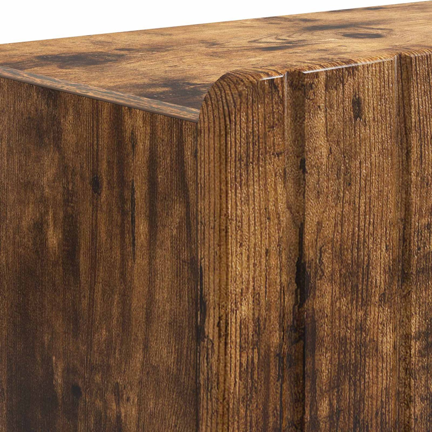 Sko Skap ZWOLLE 59,5 x 39,5 x 91,5 cm Konstruert tre Røkt Eik
