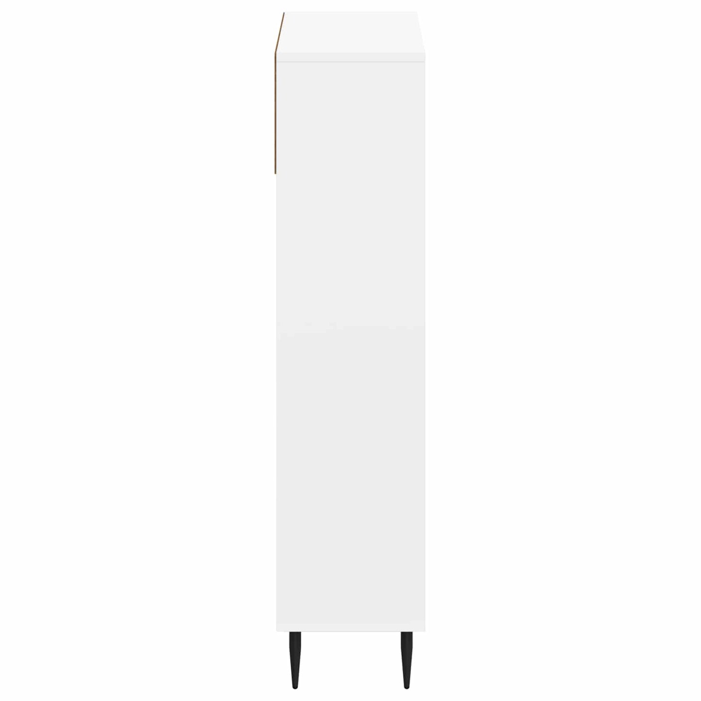 Sko Skap ZWOLLE 78 x 24 x 103 cm Konstruert tre Hvit