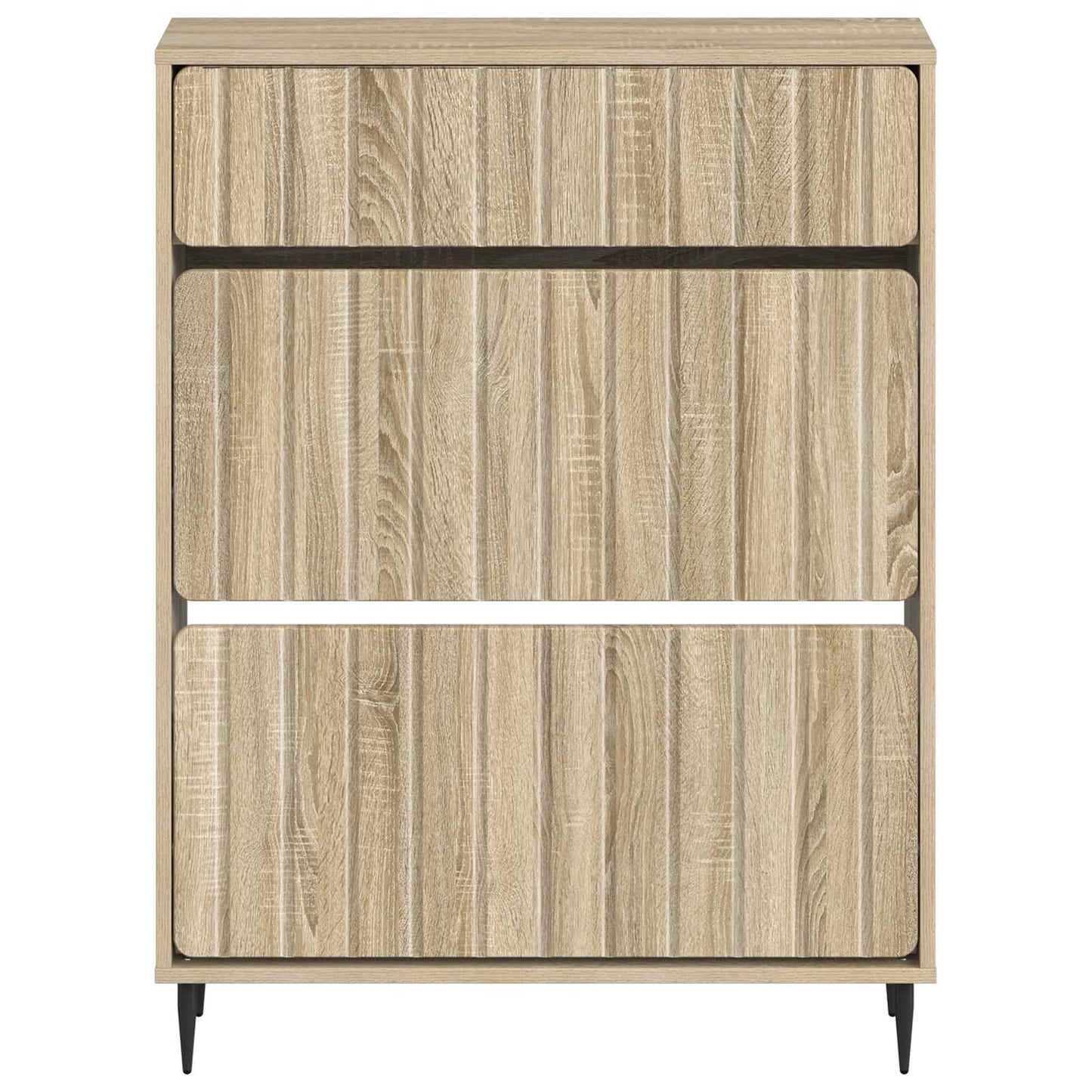 Sko Skap ZWOLLE 78 x 24 x 103 cm Konstruert tre Sonoma eik