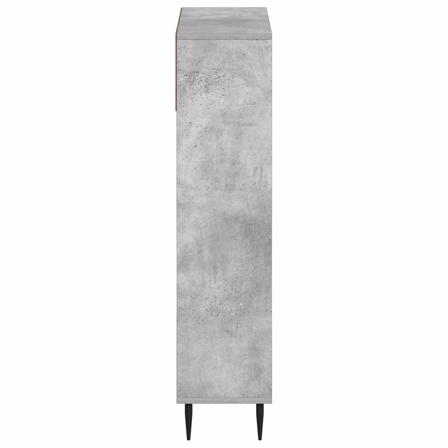Sko Skap ZWOLLE 78 x 24 x 103 cm Konstruert tre Betonggrå