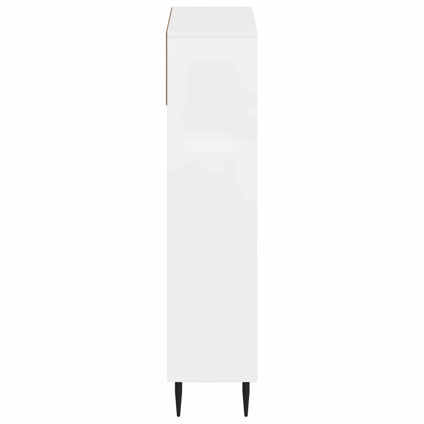 Sko Skap ZWOLLE 78 x 24 x 103 cm Konstruert tre Høgglans hvit