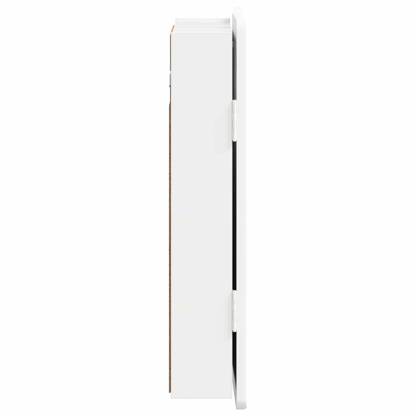 Dartbrettskap ZWOLLE Høgglans hvit 52,5 x 10,5 x 57,5 cm