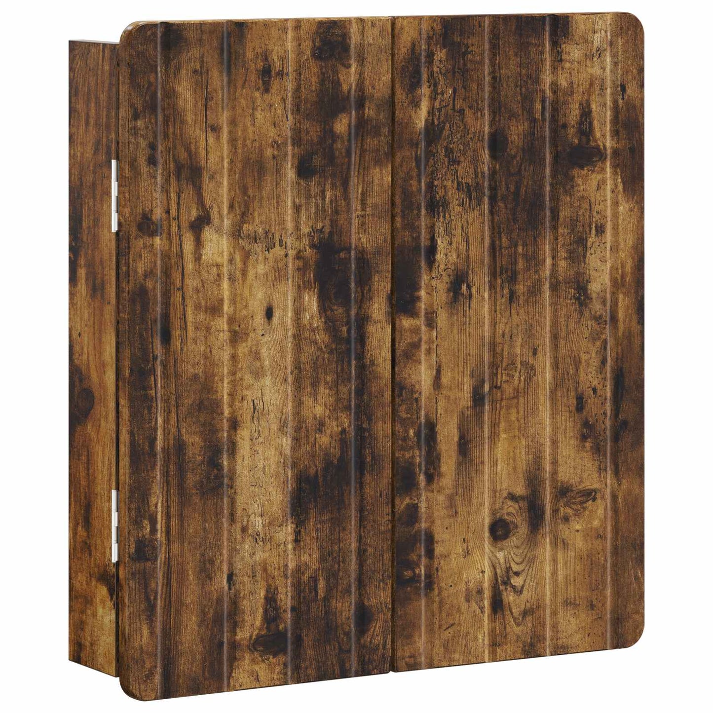 Dartbrettskap ZWOLLE Røkt Eik 52,5 x 10,5 x 57,5 cm
