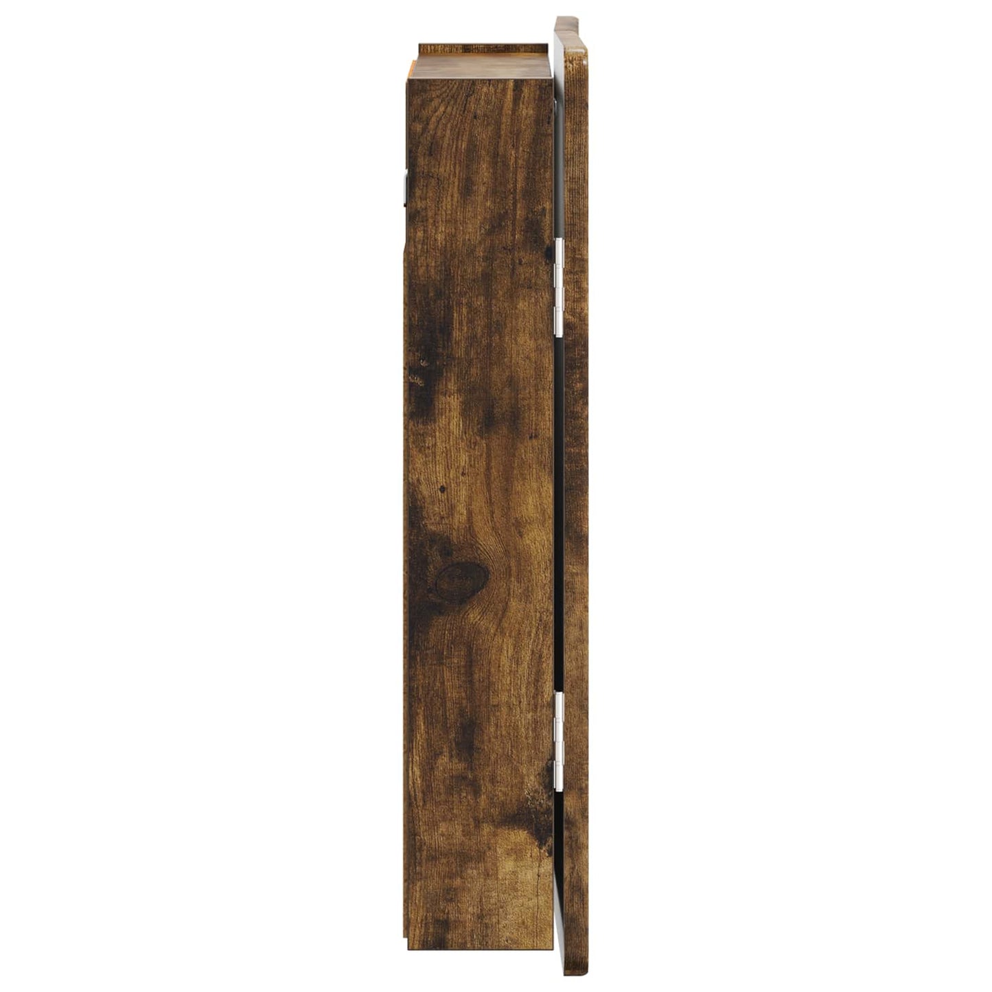 Dartbrettskap ZWOLLE Røkt Eik 52,5 x 10,5 x 57,5 cm