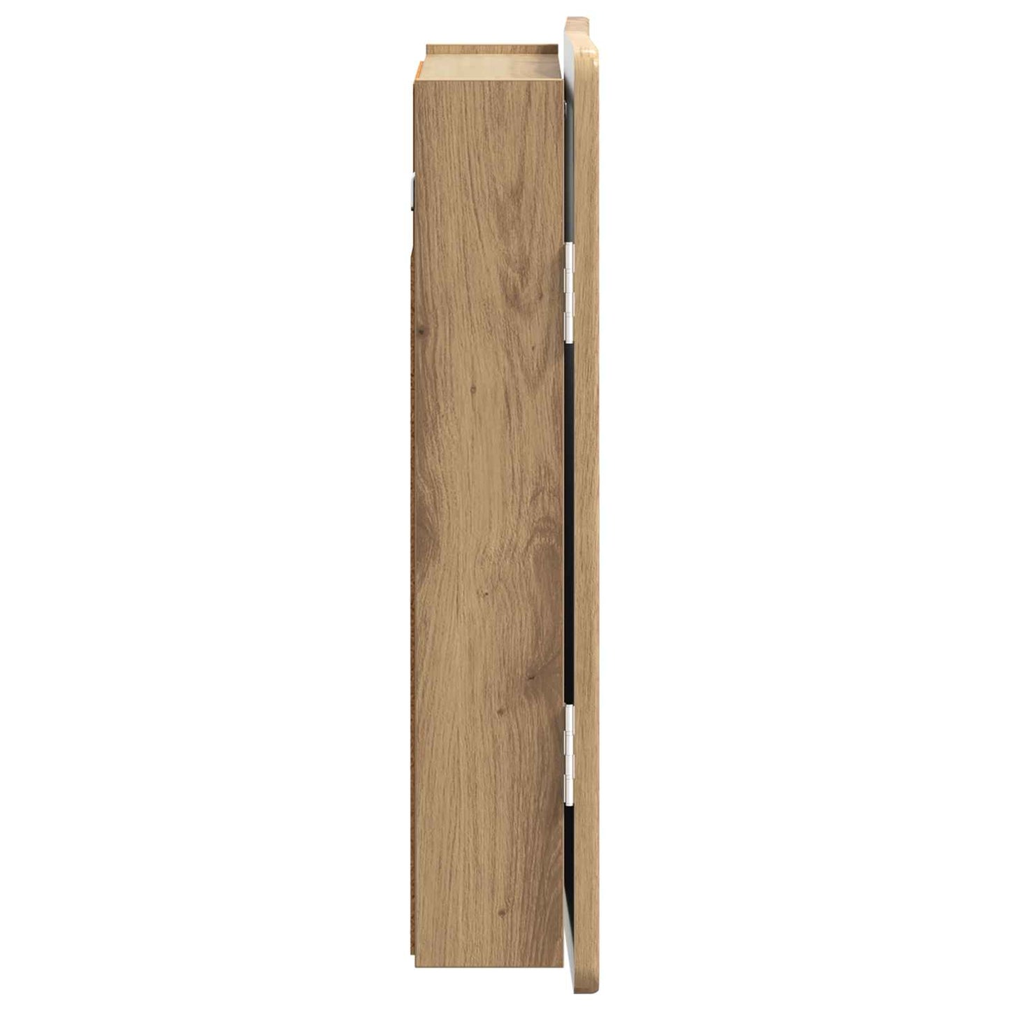 Dartbrettskap ZWOLLE Artisan eik 52,5 x 10,5 x 57,5 cm