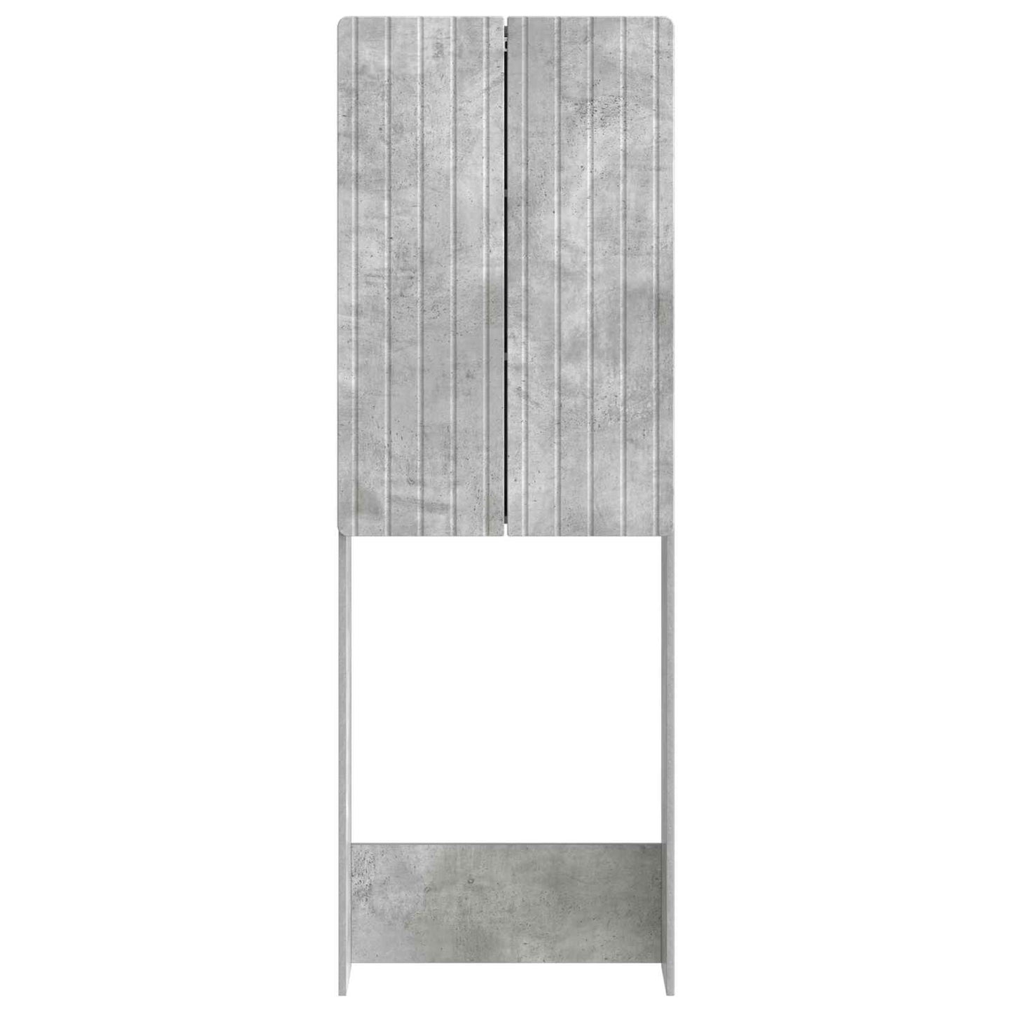 Toalett skap ZWOLLE Betonggrå 66 x 25,5 x 190 cm Konstruert tre