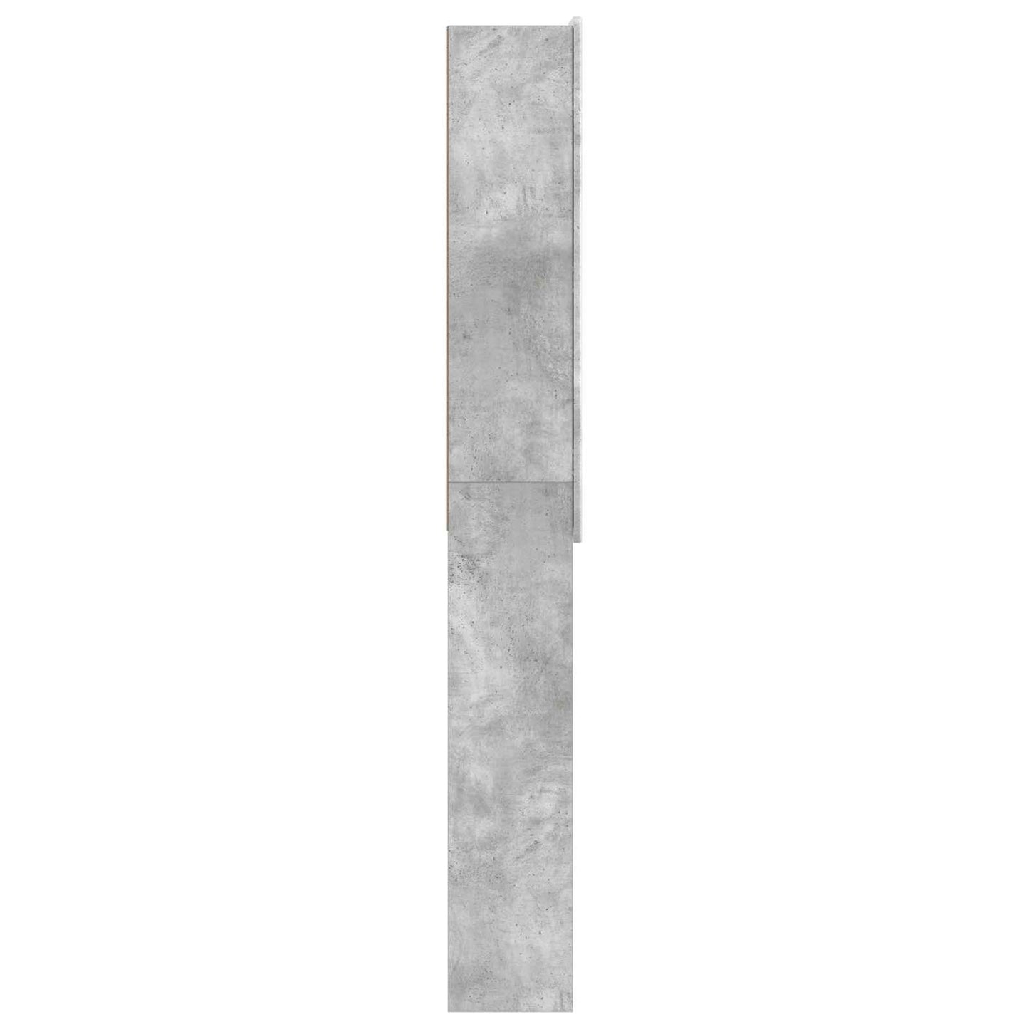 Toalett skap ZWOLLE Betonggrå 66 x 25,5 x 190 cm Konstruert tre