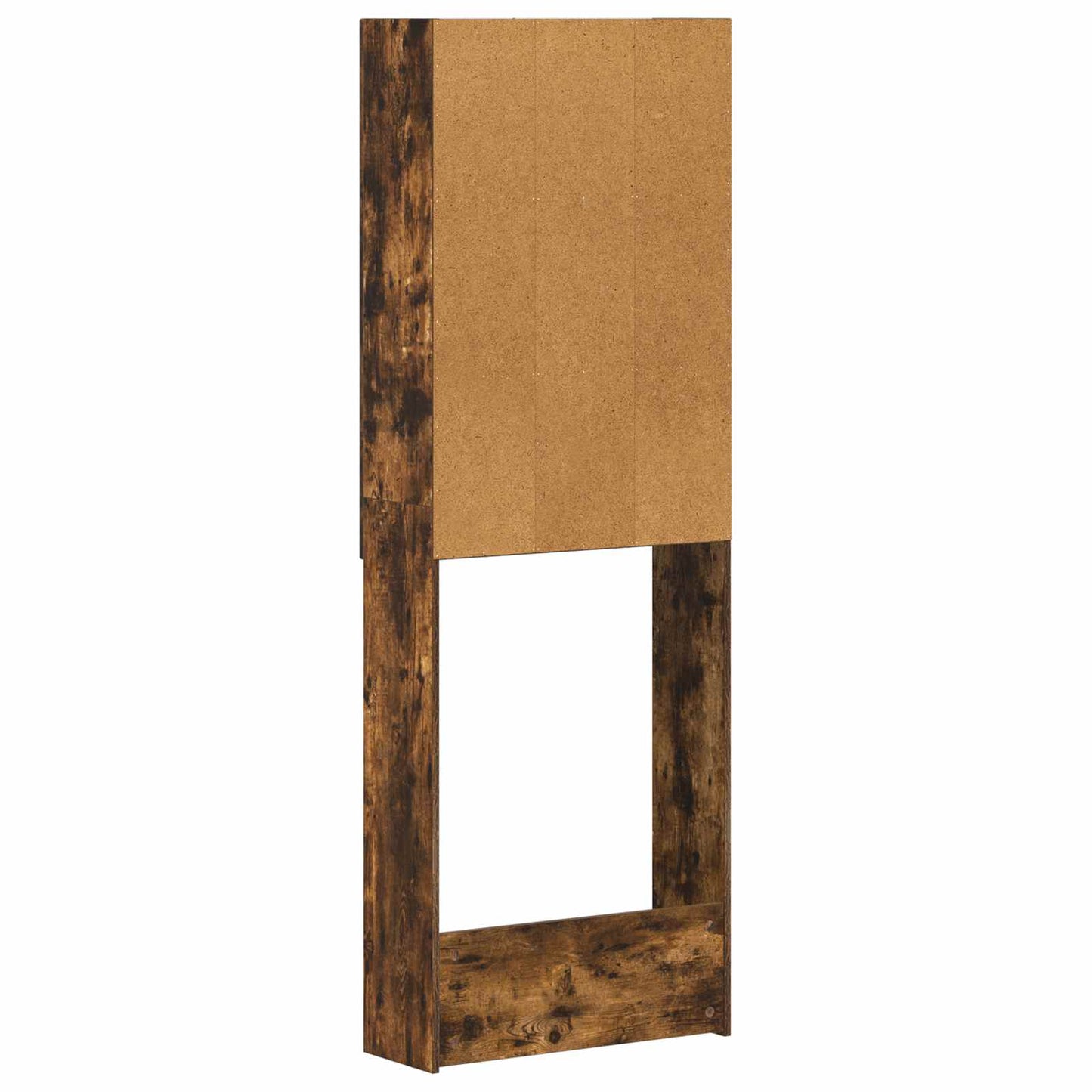 Toalett skap ZWOLLE Røkt Eik 66 x 25,5 x 190 cm Konstruert tre