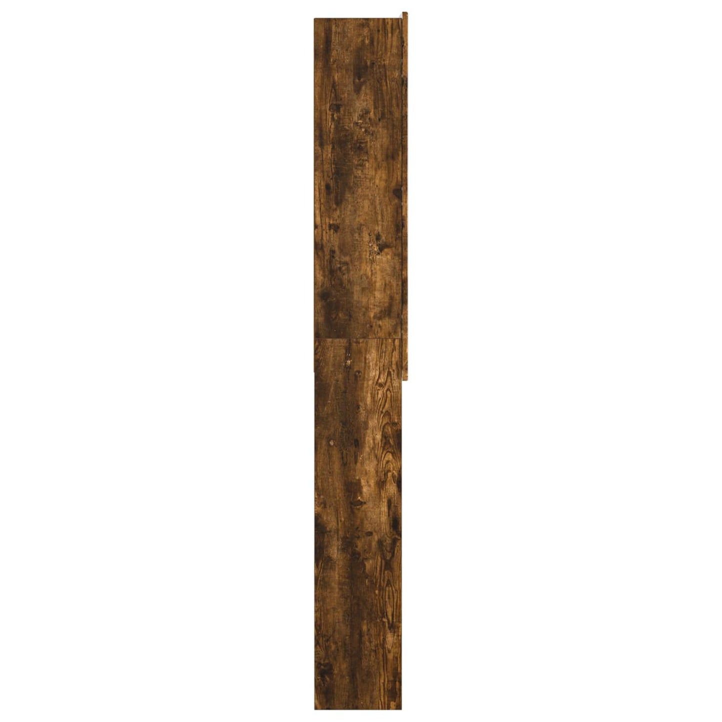 Toalett skap ZWOLLE Røkt Eik 66 x 25,5 x 190 cm Konstruert tre