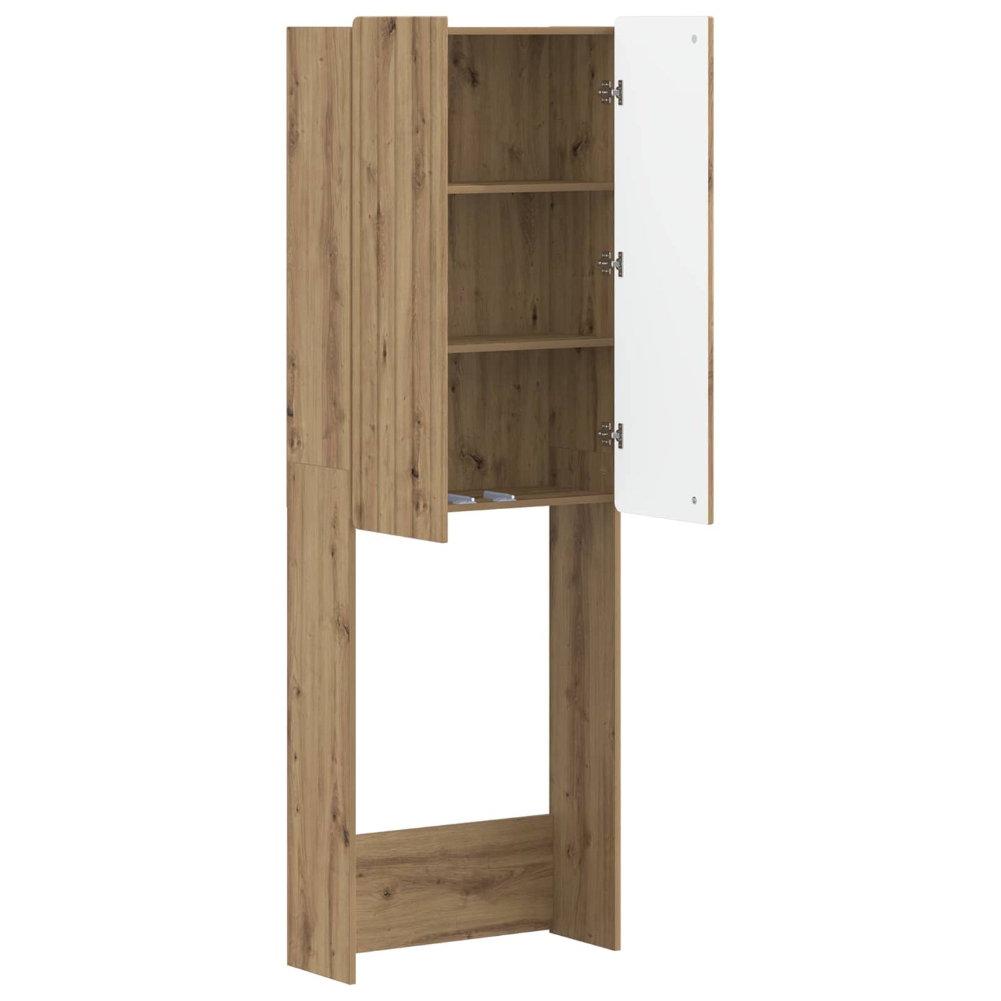 Toalett skap ZWOLLE Artisan eik 66 x 25,5 x 190 cm
