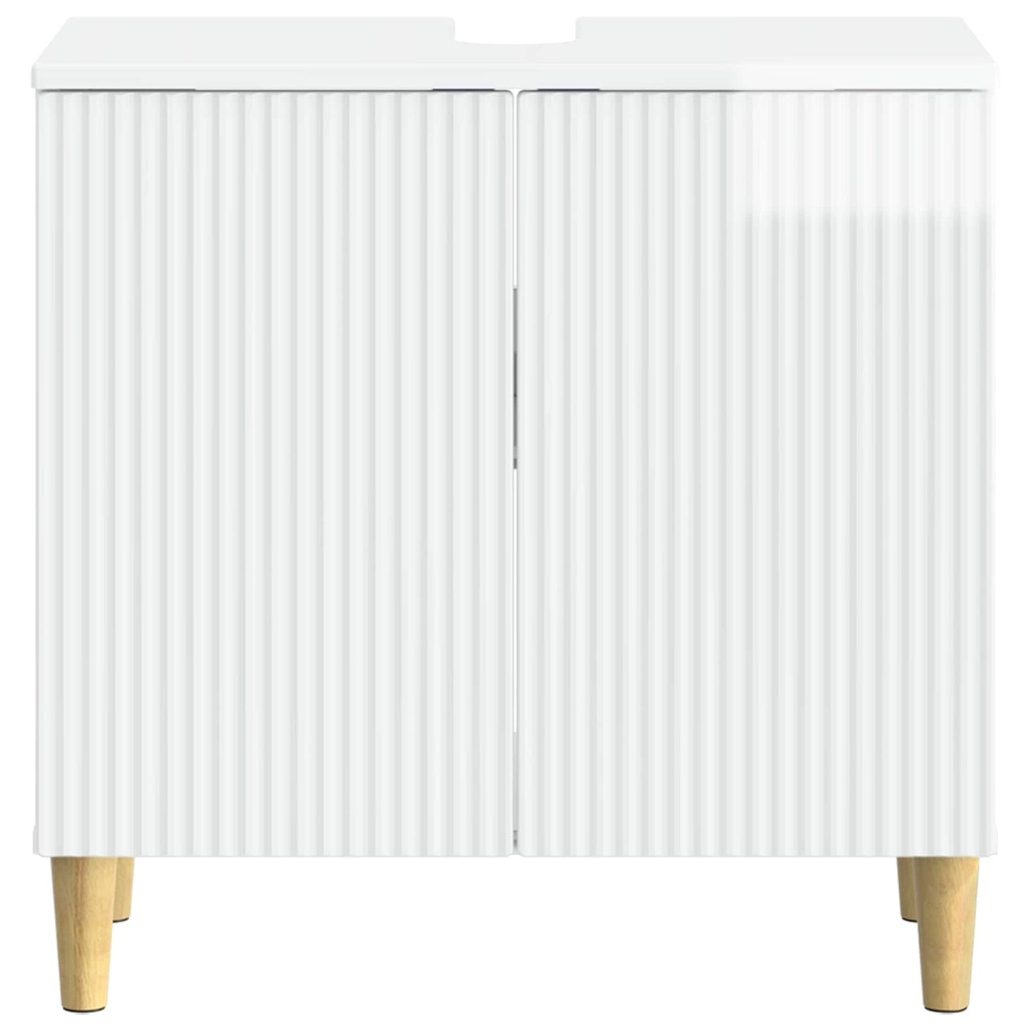 Baderomsvaskeskap ARNHEM Høgglans hvit 59,5 x 31,5 x 59 cm