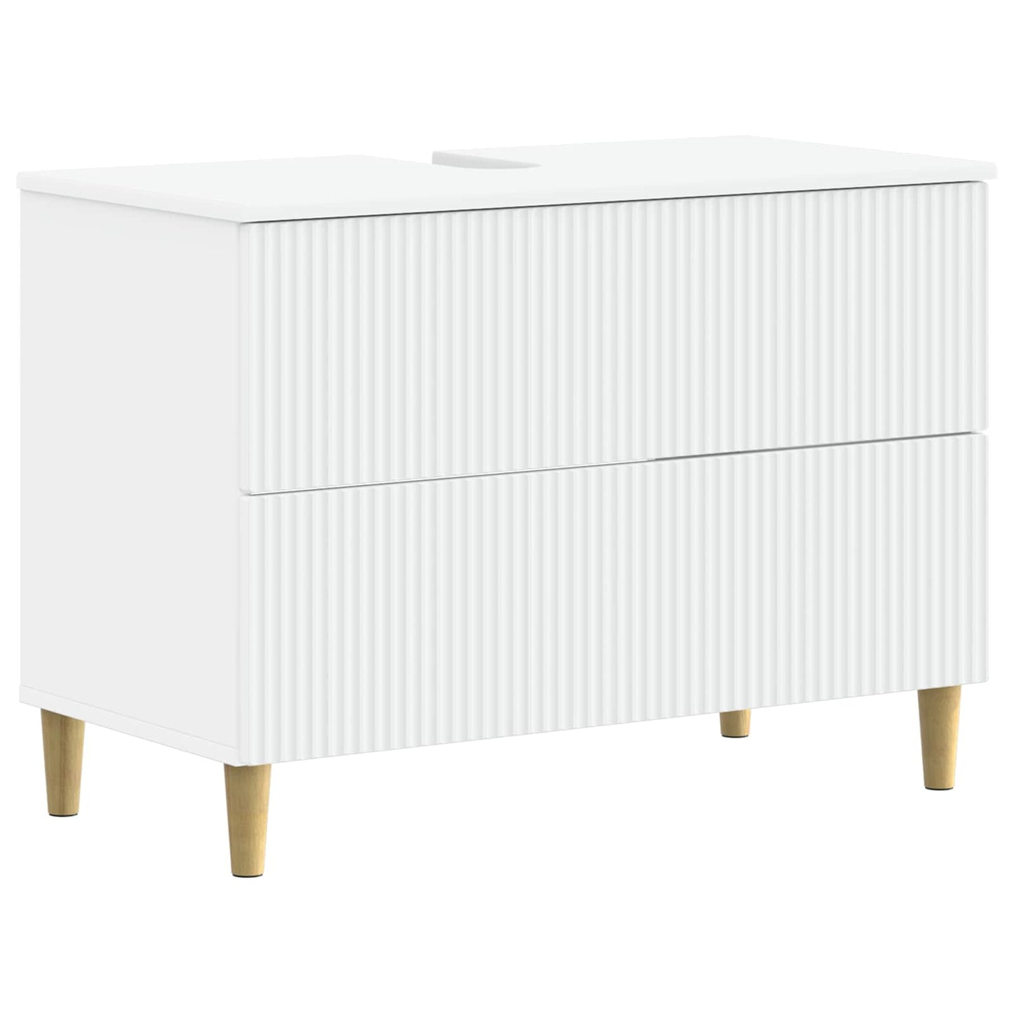 Baderomsvaskeskap ARNHEM Hvit 82 x 41 x 59 cm Konstruert tre