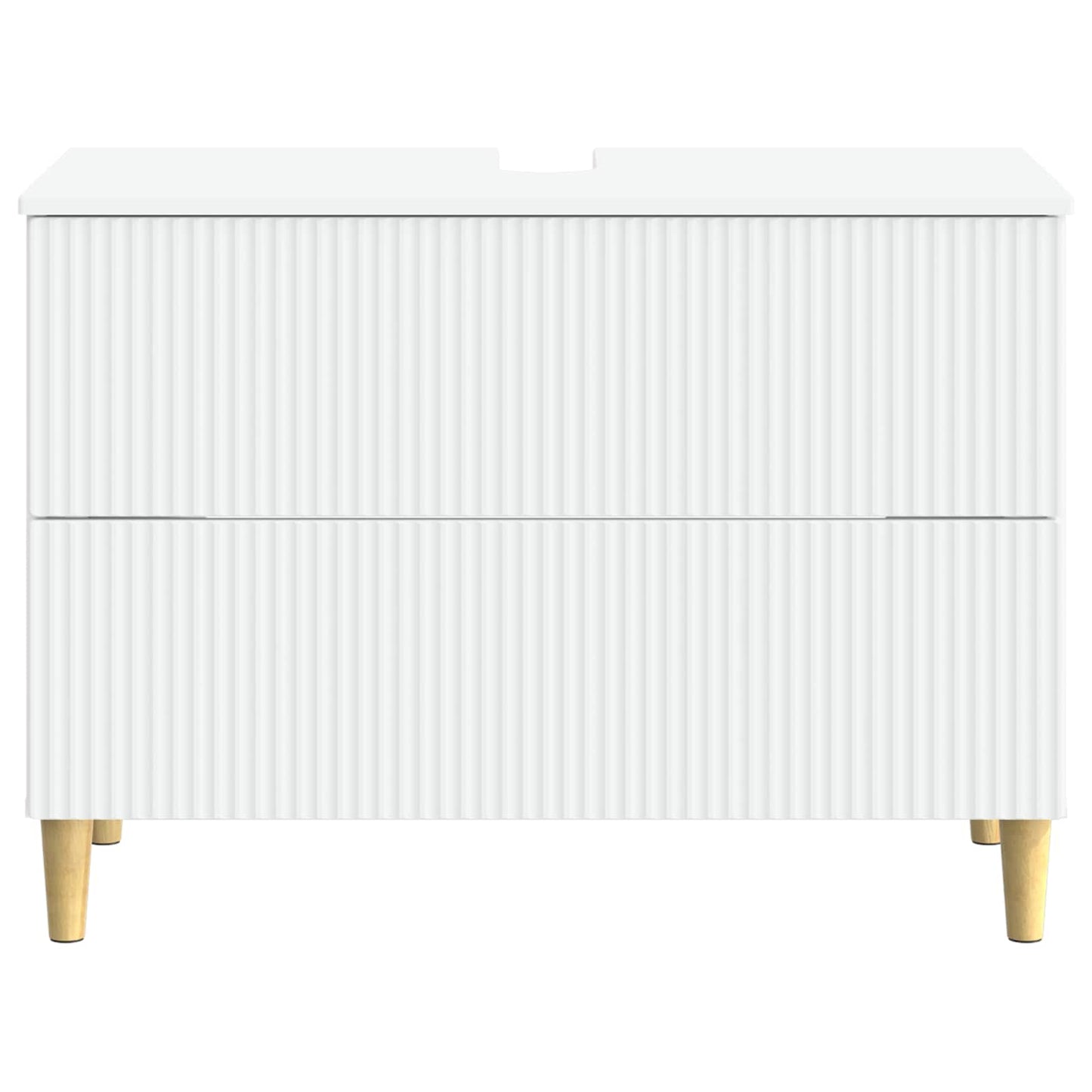 Baderomsvaskeskap ARNHEM Hvit 82 x 41 x 59 cm Konstruert tre