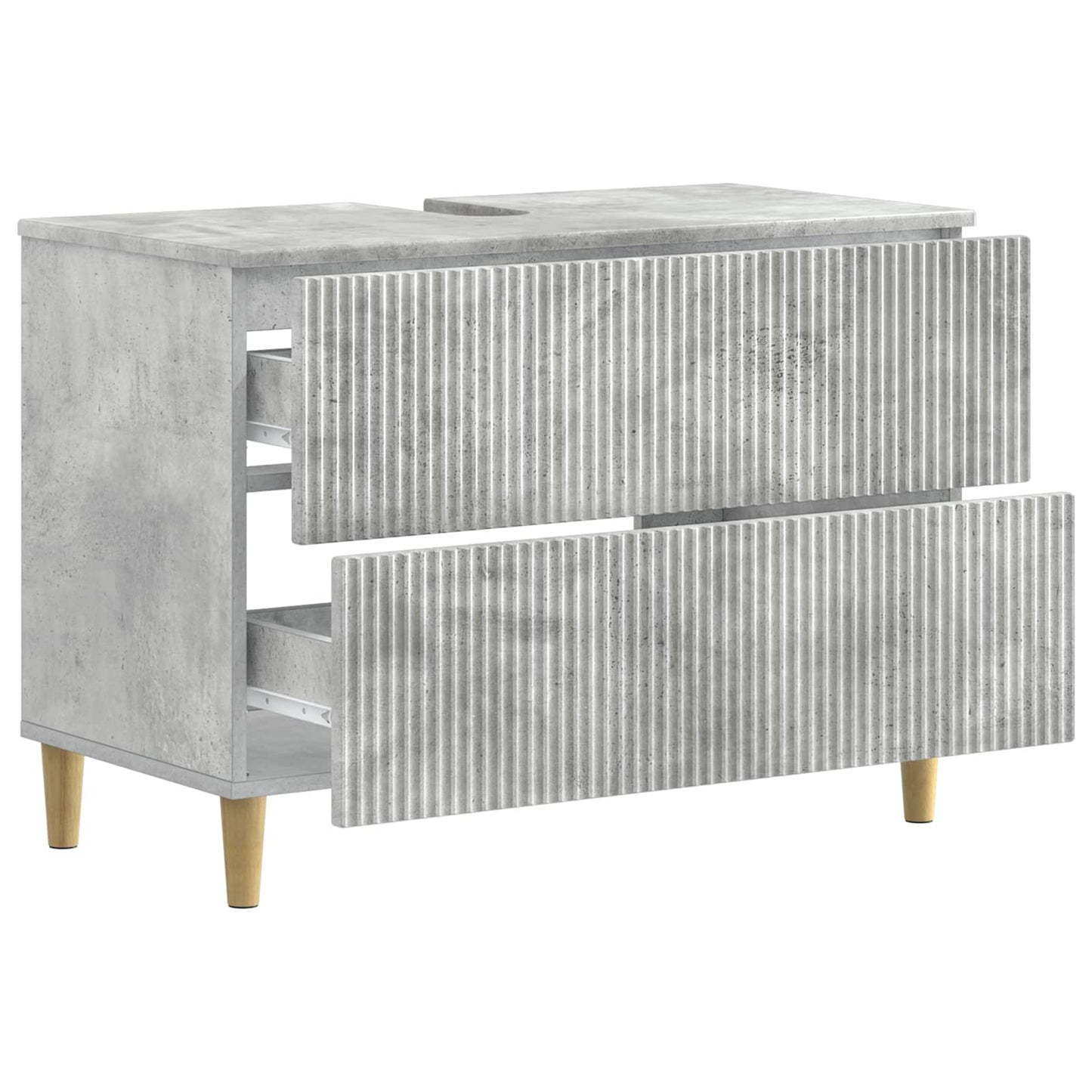 Baderomsvaskeskap ARNHEM Betonggrå 82 x 41 x 59 cm