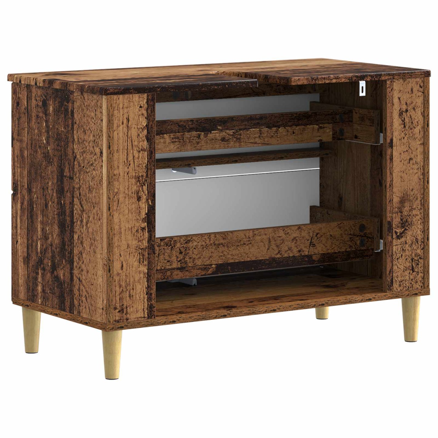 Baderomsvaskeskap ARNHEM Gammelt tre 82 x 41 x 59 cm