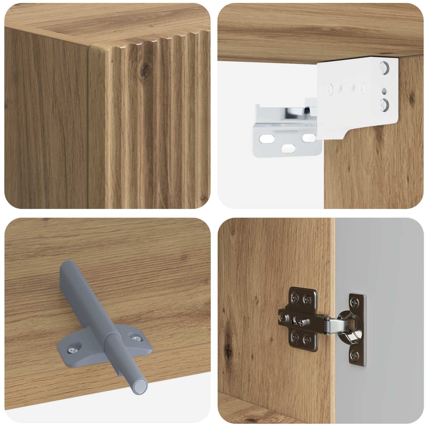 Baderom veggskap ARNHEM Artisan eik 30 x 31 x 59 cm