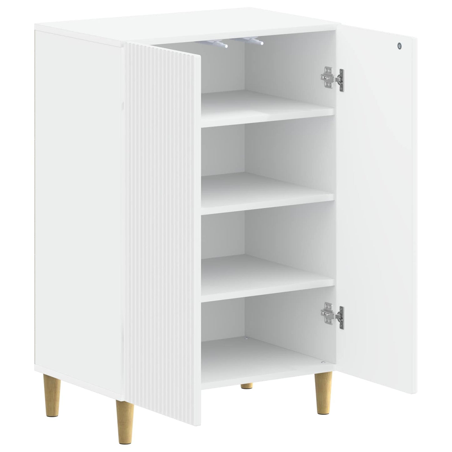 Sko Skap ARNHEM 59,5 x 39,5 x 90 cm Konstruert tre Hvit