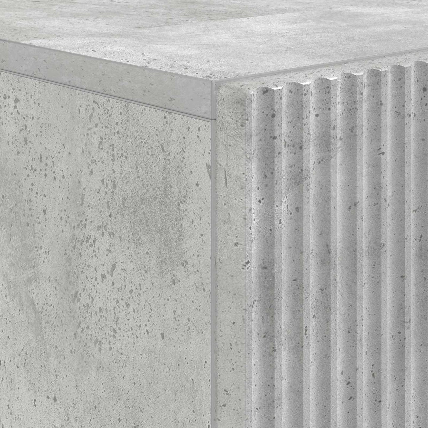 Sko Skap ARNHEM 59,5 x 39,5 x 90 cm Konstruert tre Betonggrå