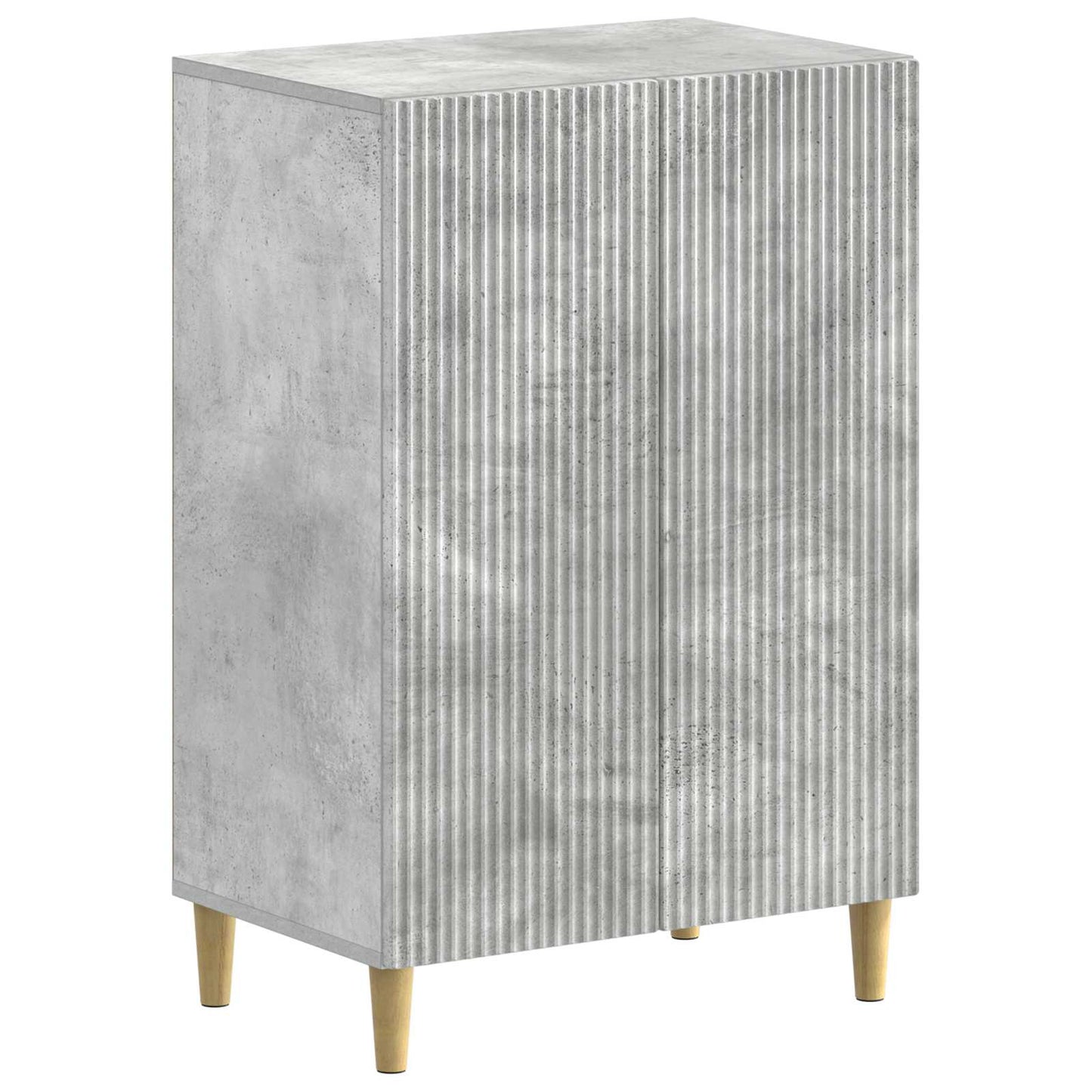 Sko Skap ARNHEM 59,5 x 39,5 x 90 cm Konstruert tre Betonggrå