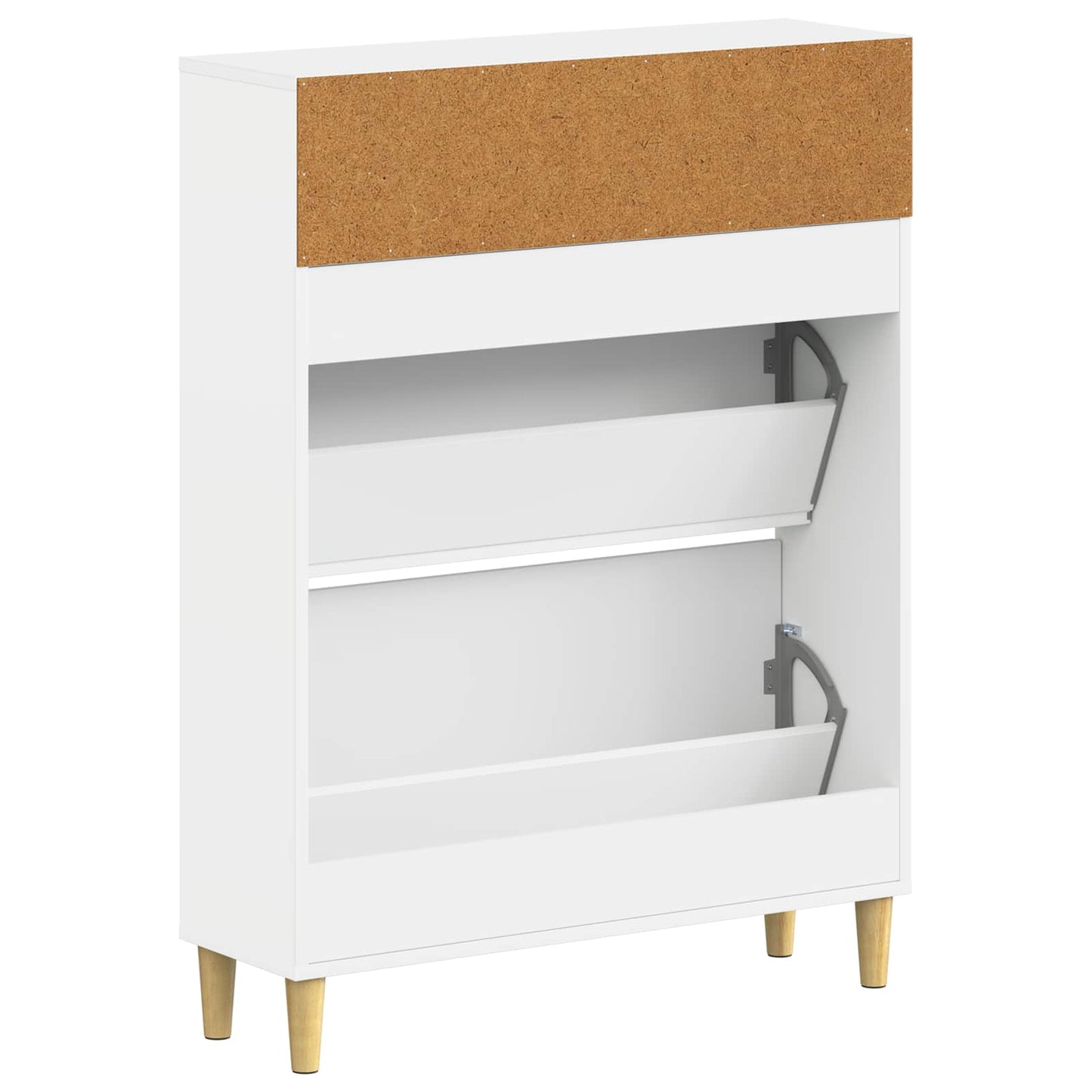 Sko Skap ARNHEM 78 x 24 x 103 cm Konstruert tre Hvit