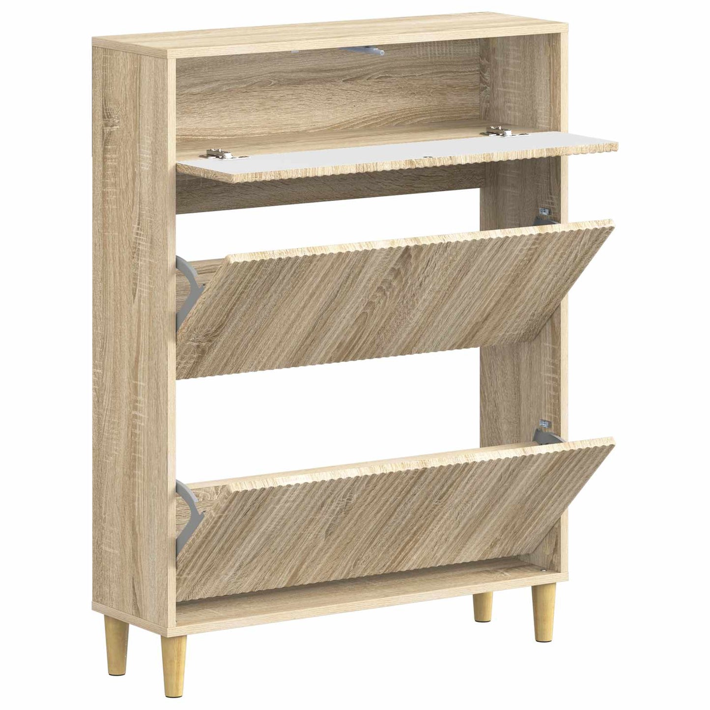 Sko Skap ARNHEM 78 x 24 x 103 cm Konstruert tre Sonoma eik