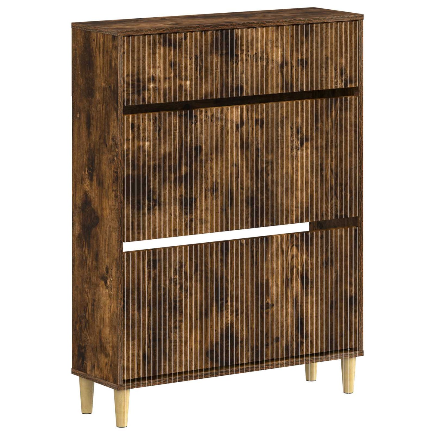Sko Skap ARNHEM 78 x 24 x 103 cm Konstruert tre Røkt Eik