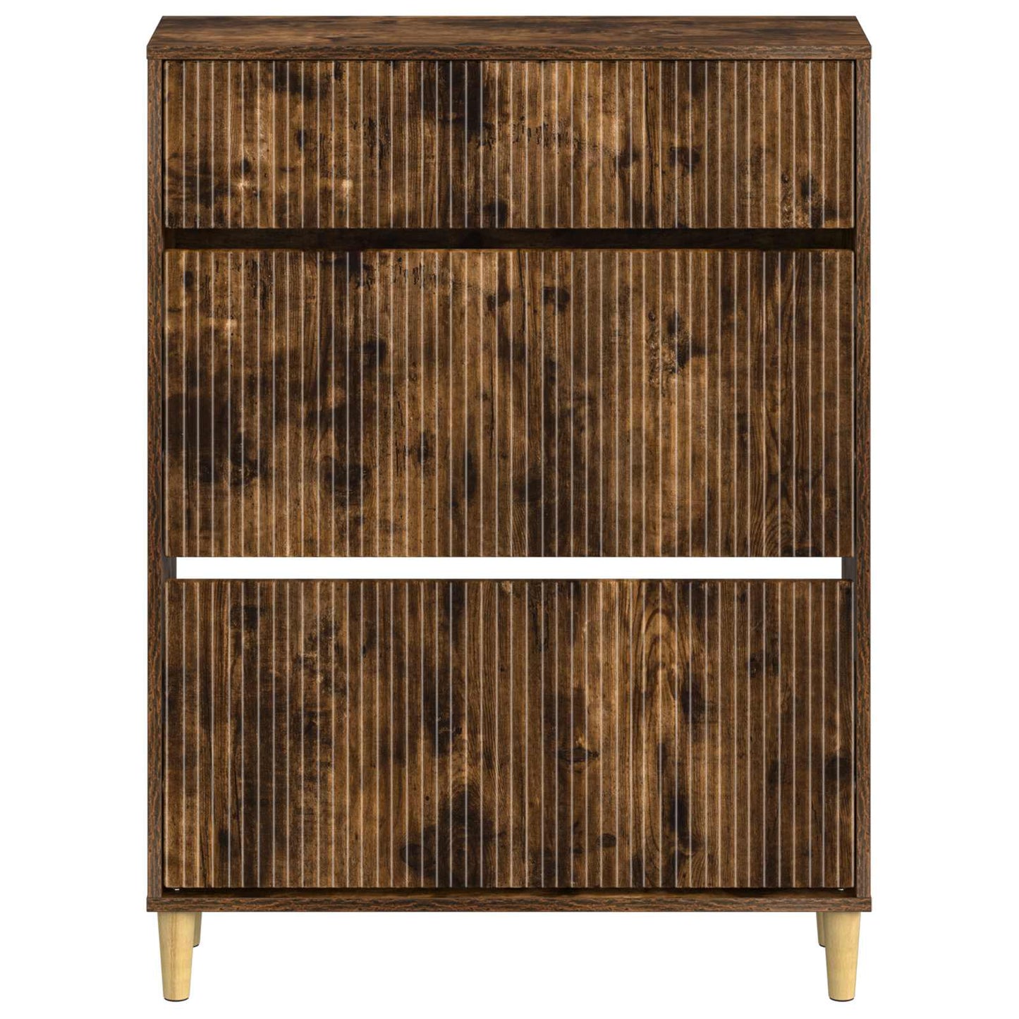 Sko Skap ARNHEM 78 x 24 x 103 cm Konstruert tre Røkt Eik