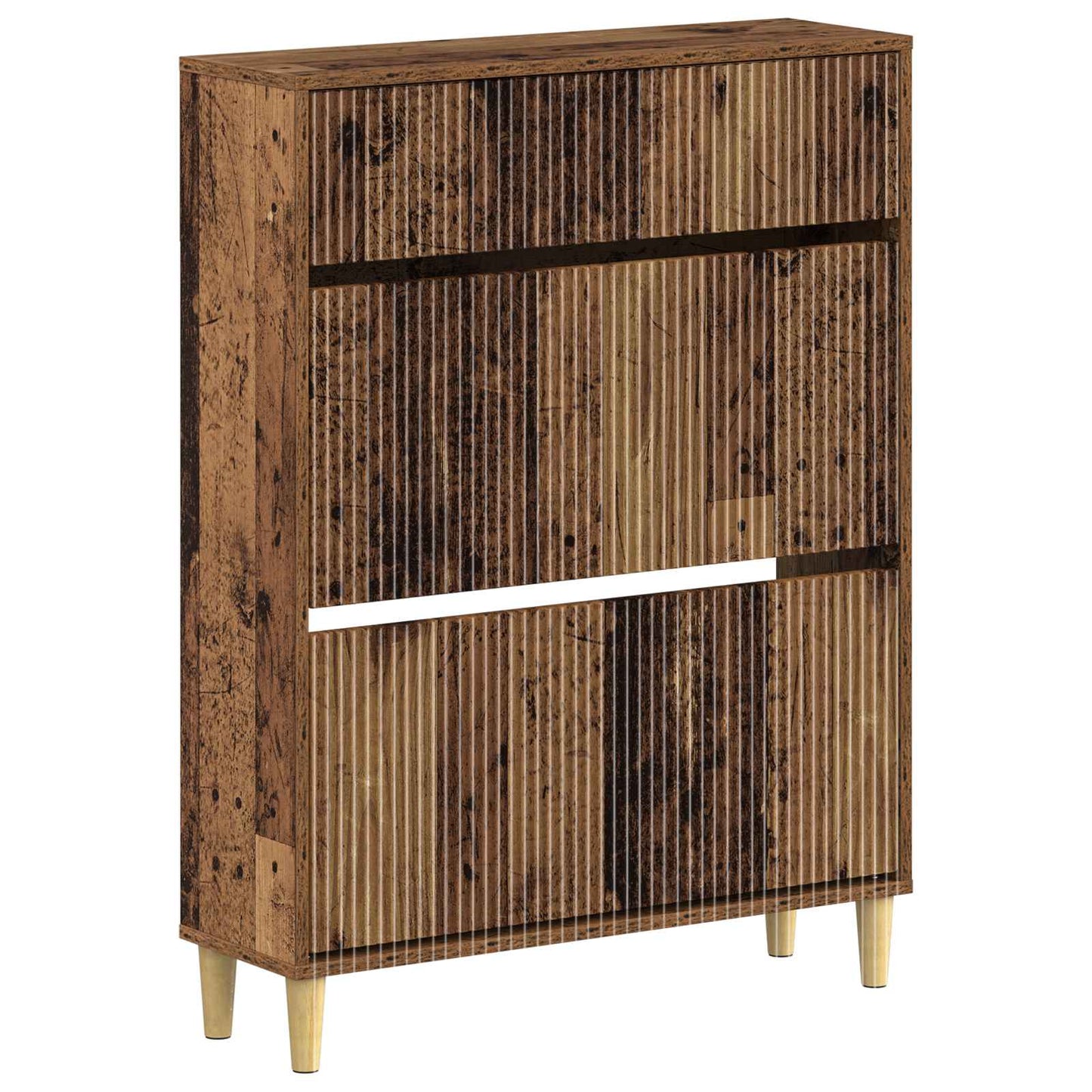 Sko Skap ARNHEM 78 x 24 x 103 cm Konstruert tre Gammelt tre