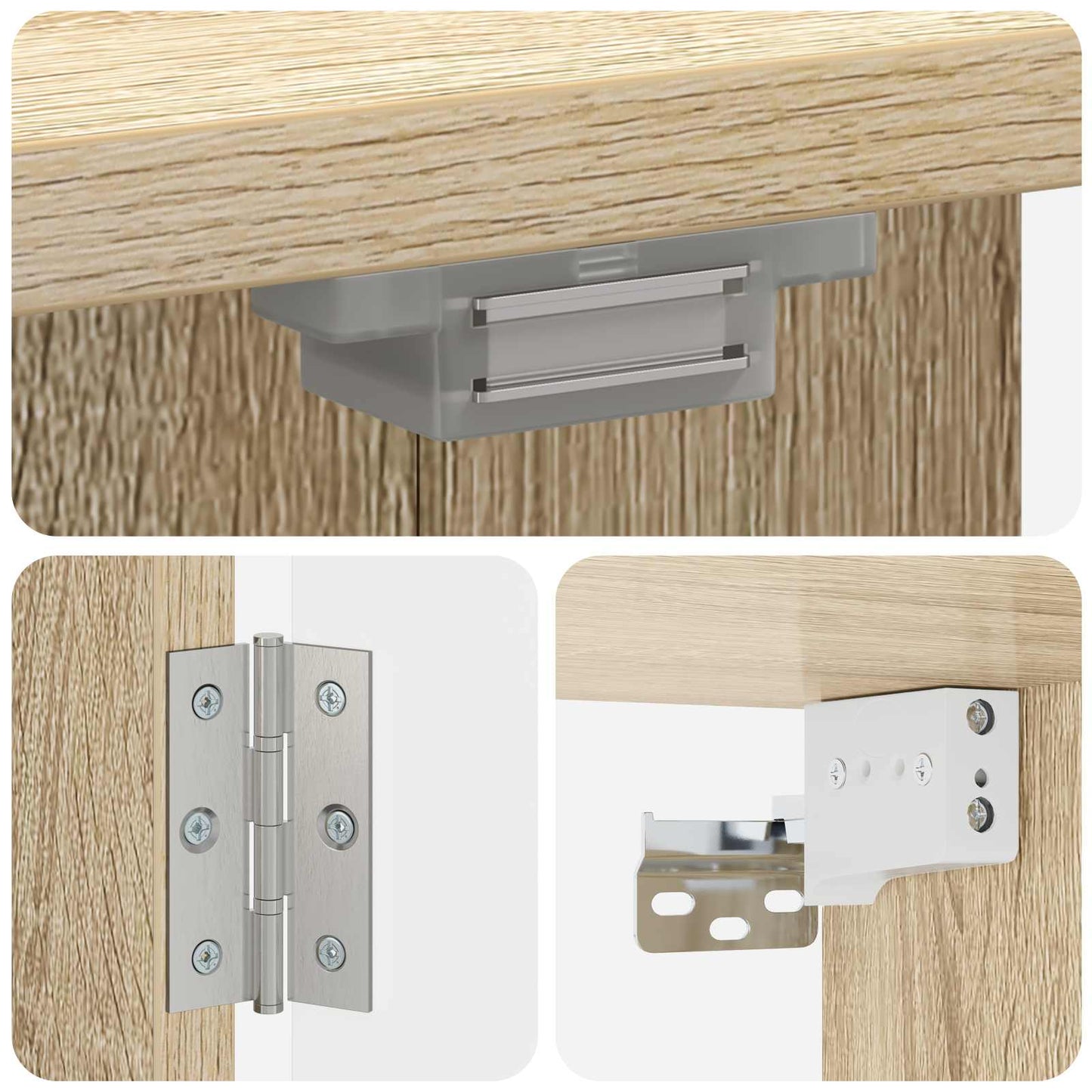 Dartbrettskap ARNHEM Sonoma eik 52,5 x 10,5 x 53,5 cm
