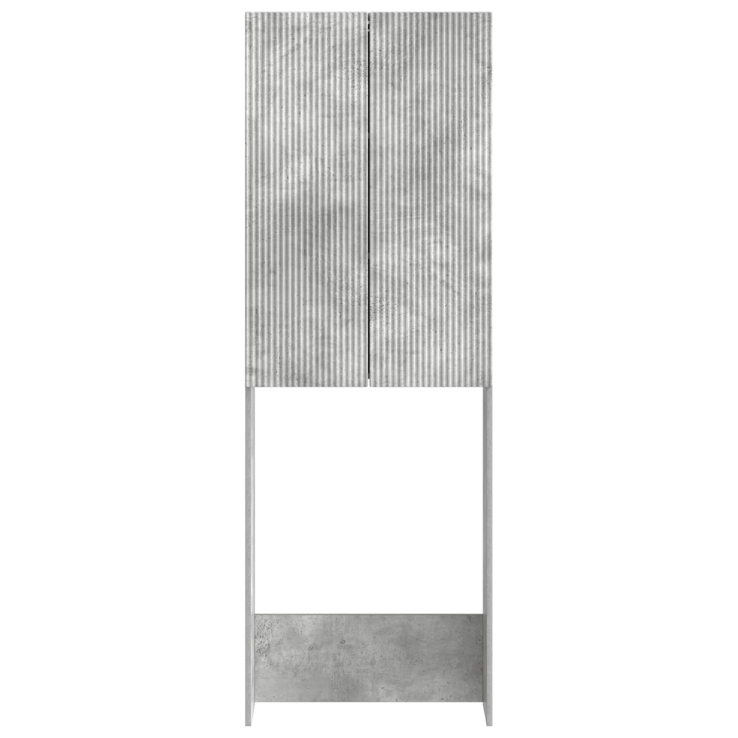 Toalett skap ARNHEM Betonggrå 66 x 25,5 x 190 cm Konstruert tre