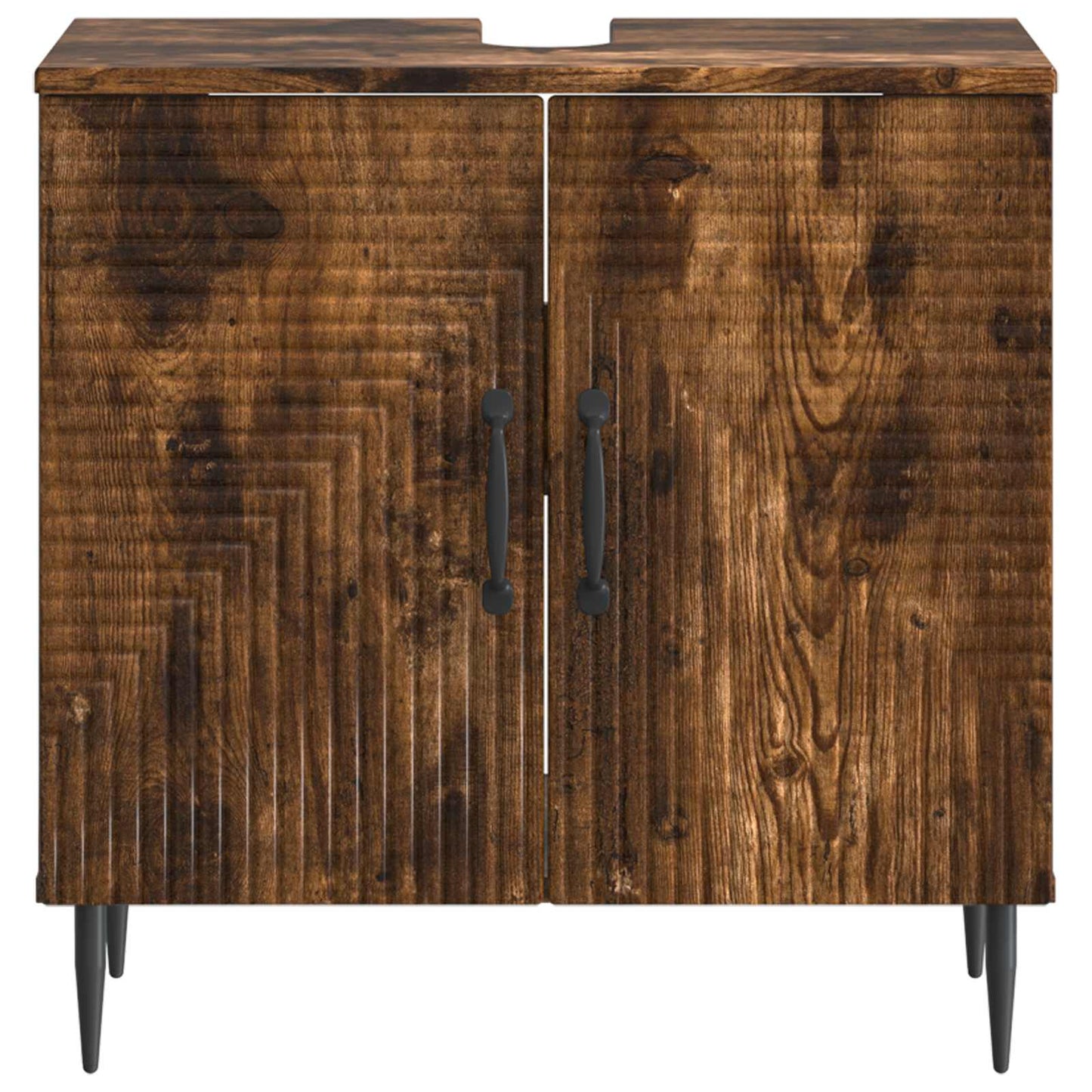 Baderomsvaskeskap HAARLEM Røkt Eik 59,5 x 31,5 x 59 cm