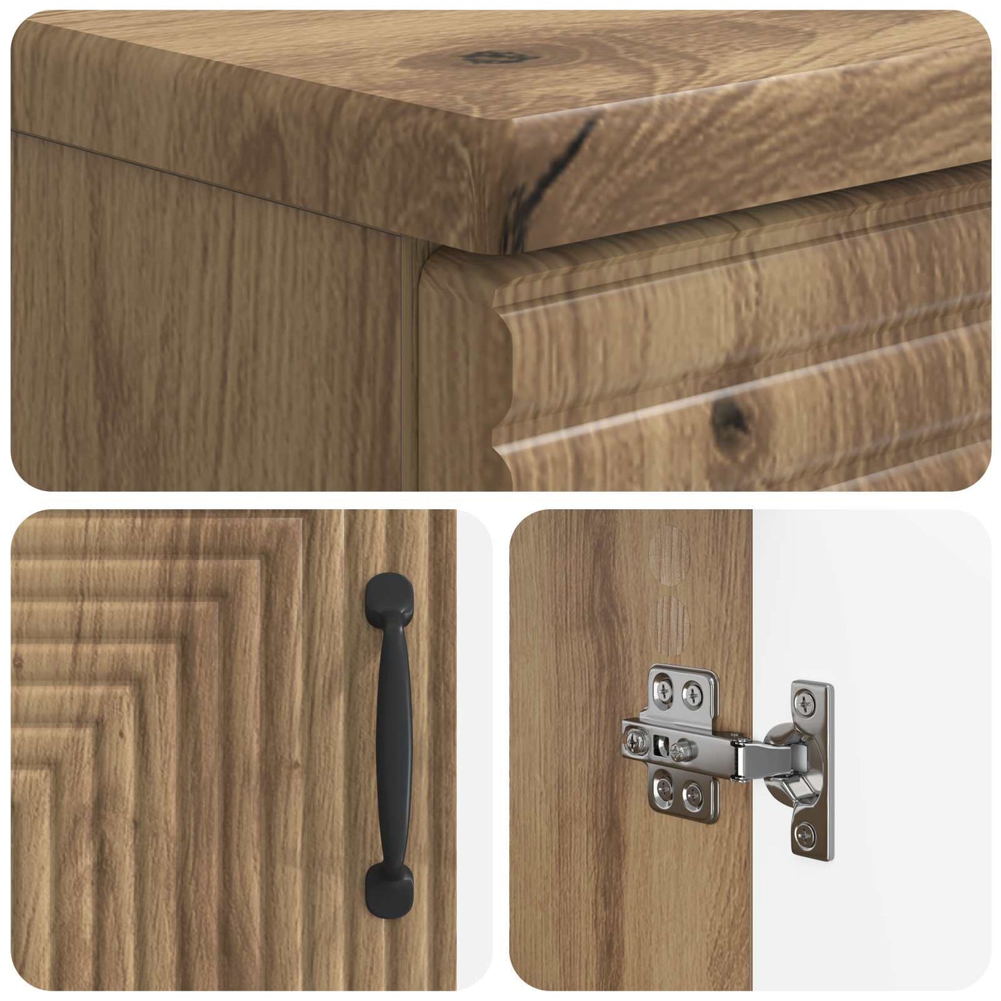 Baderomsvaskeskap HAARLEM Artisan eik 59,5 x 31,5 x 59 cm