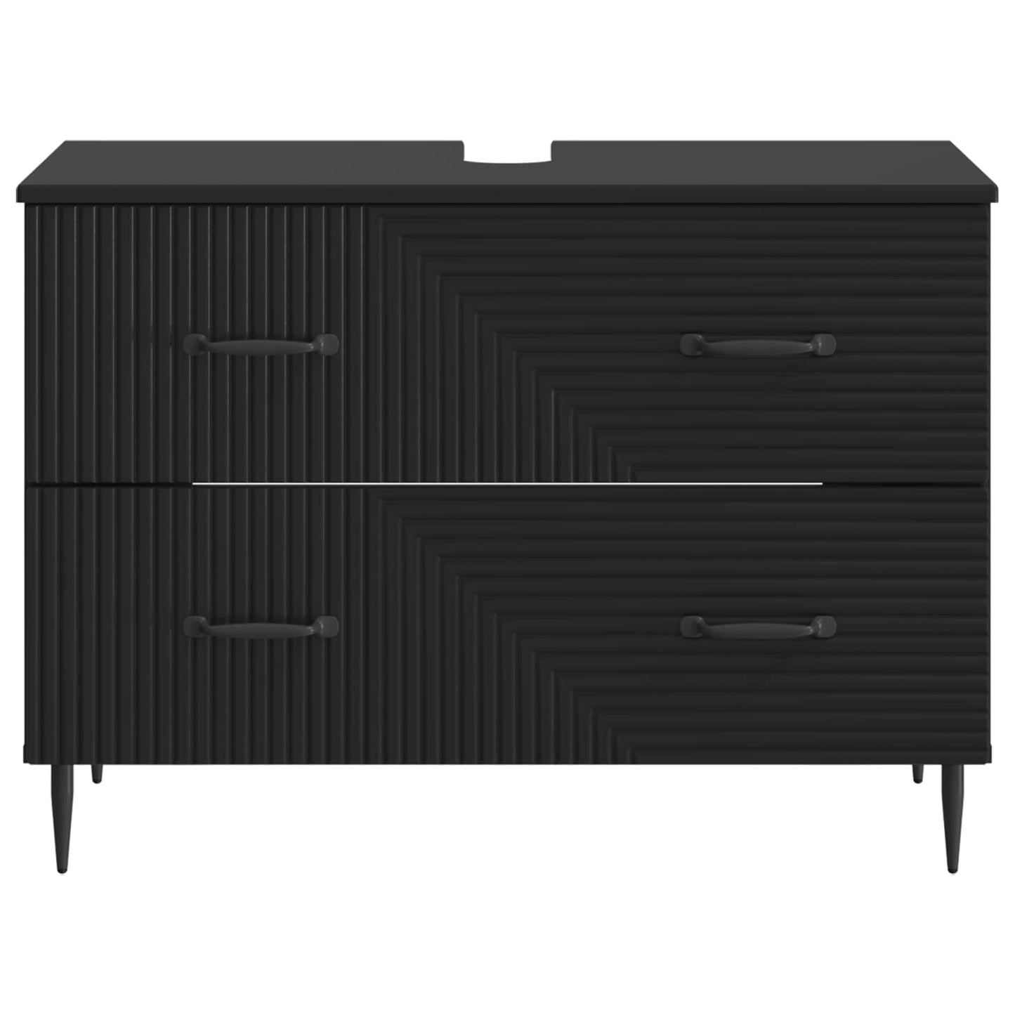 Baderomsvaskeskap HAARLEM Svart 82 x 41 x 58,5 cm