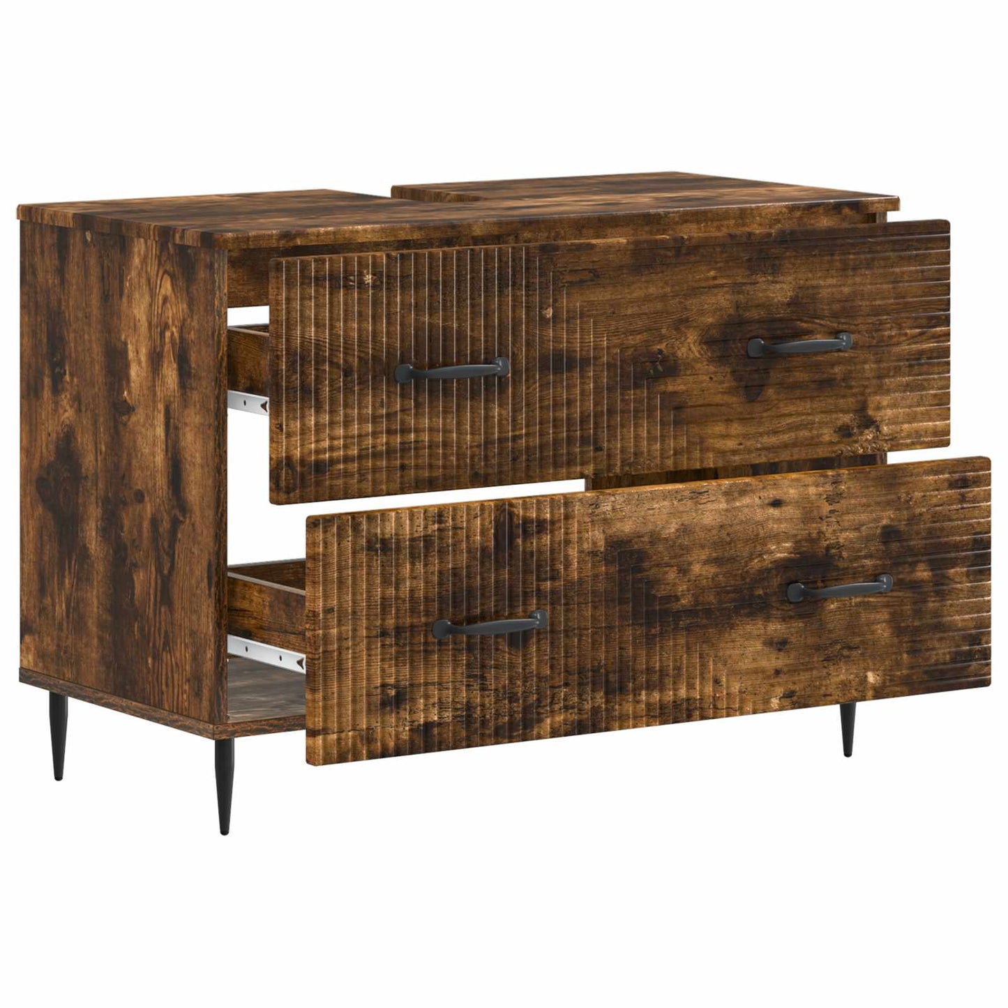 Baderomsvaskeskap HAARLEM Røkt Eik 82 x 41 x 58,5 cm