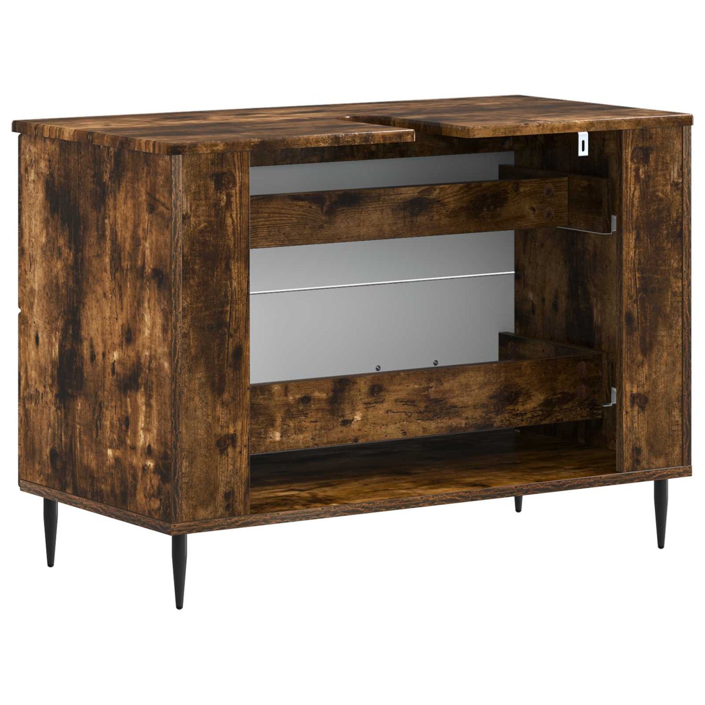 Baderomsvaskeskap HAARLEM Røkt Eik 82 x 41 x 58,5 cm