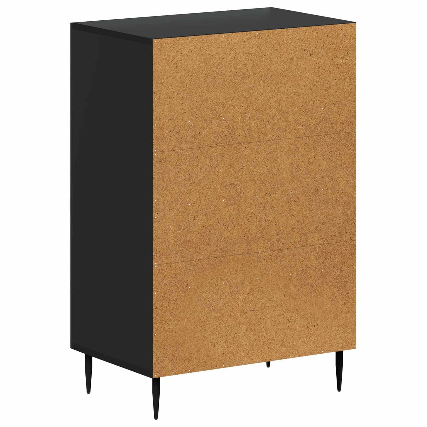 Sko Skap HAARLEM 59,5 x 39,5 x 89,5 cm Konstruert tre Svart