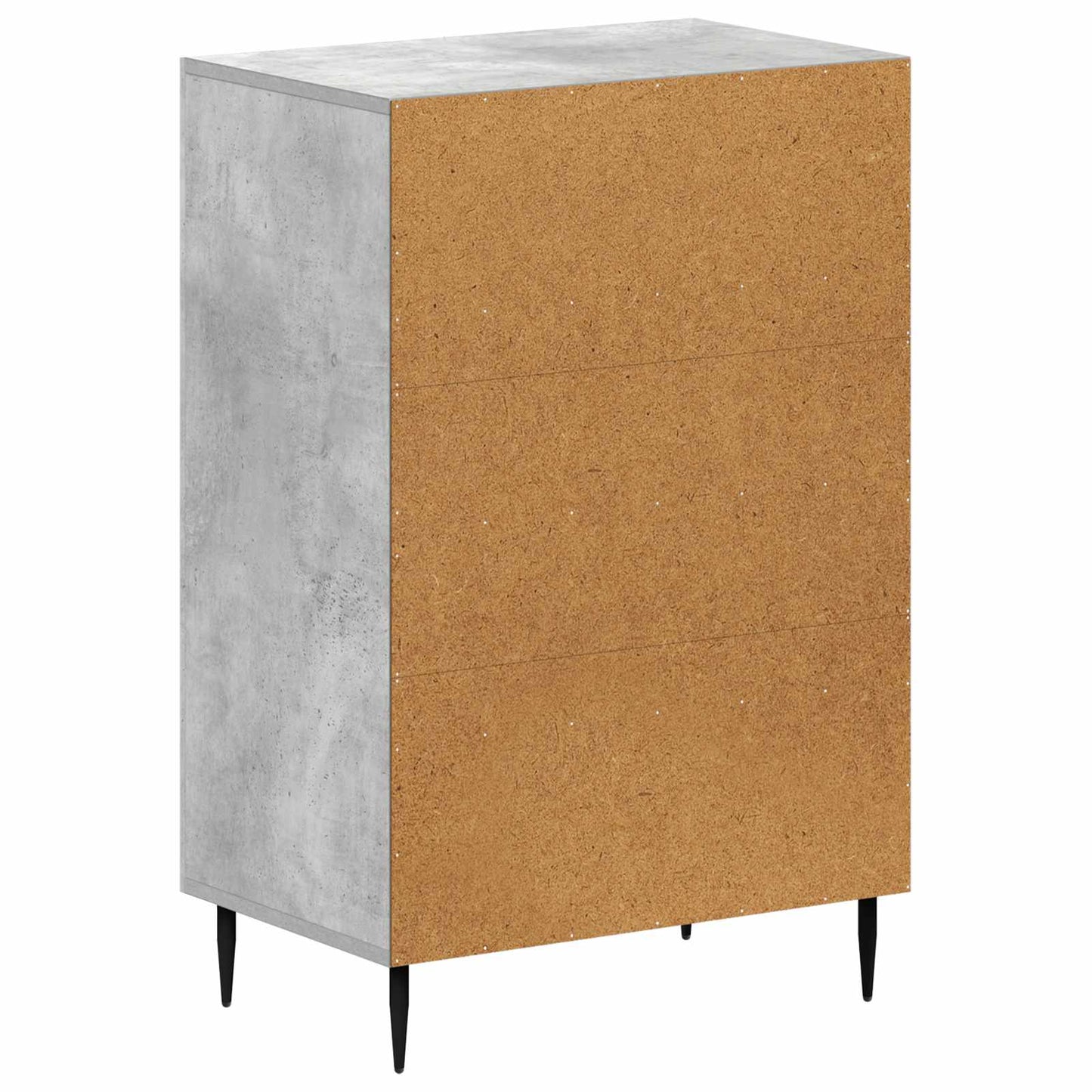 Sko Skap HAARLEM 59,5 x 39,5 x 89,5 cm Konstruert tre Betonggrå