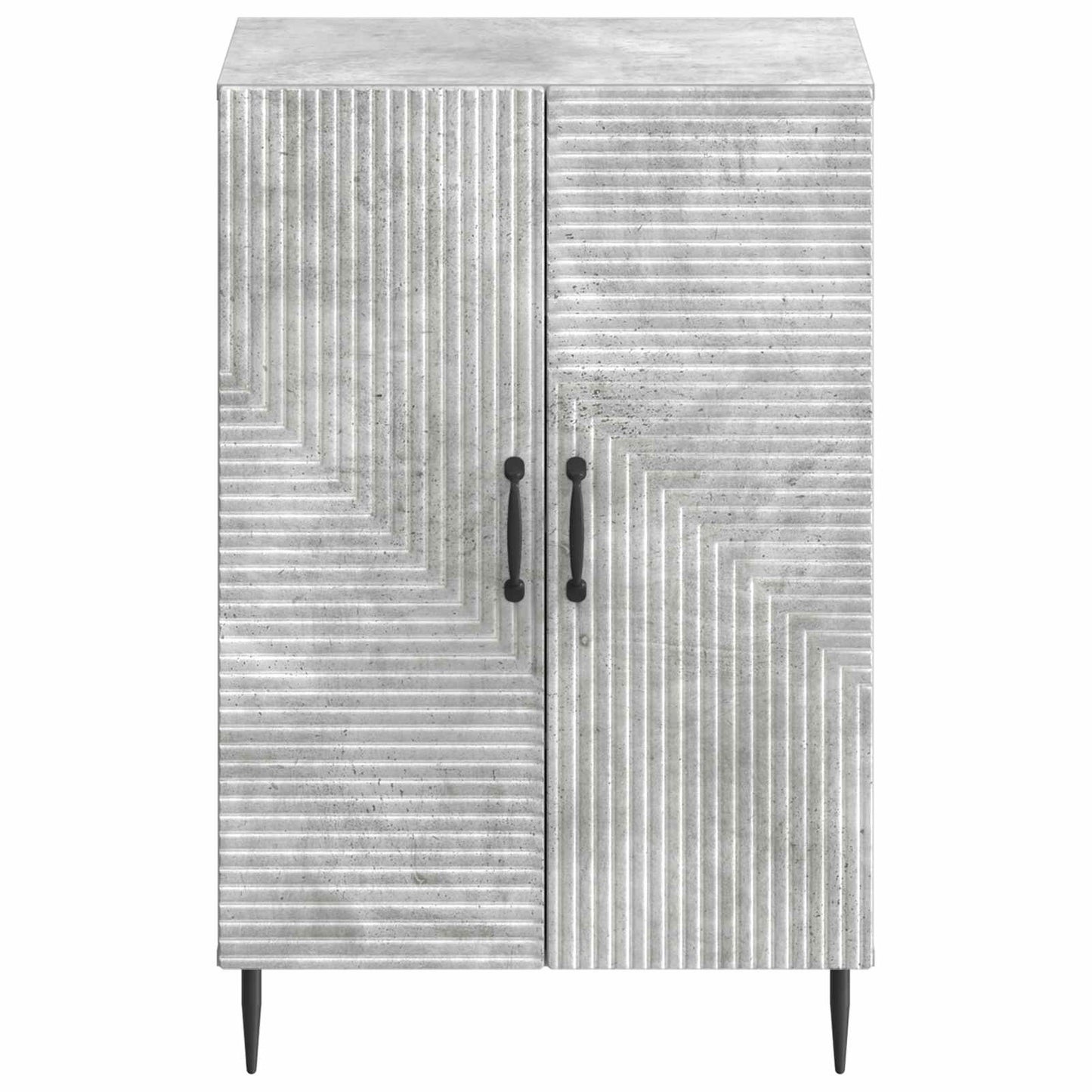 Sko Skap HAARLEM 59,5 x 39,5 x 89,5 cm Konstruert tre Betonggrå