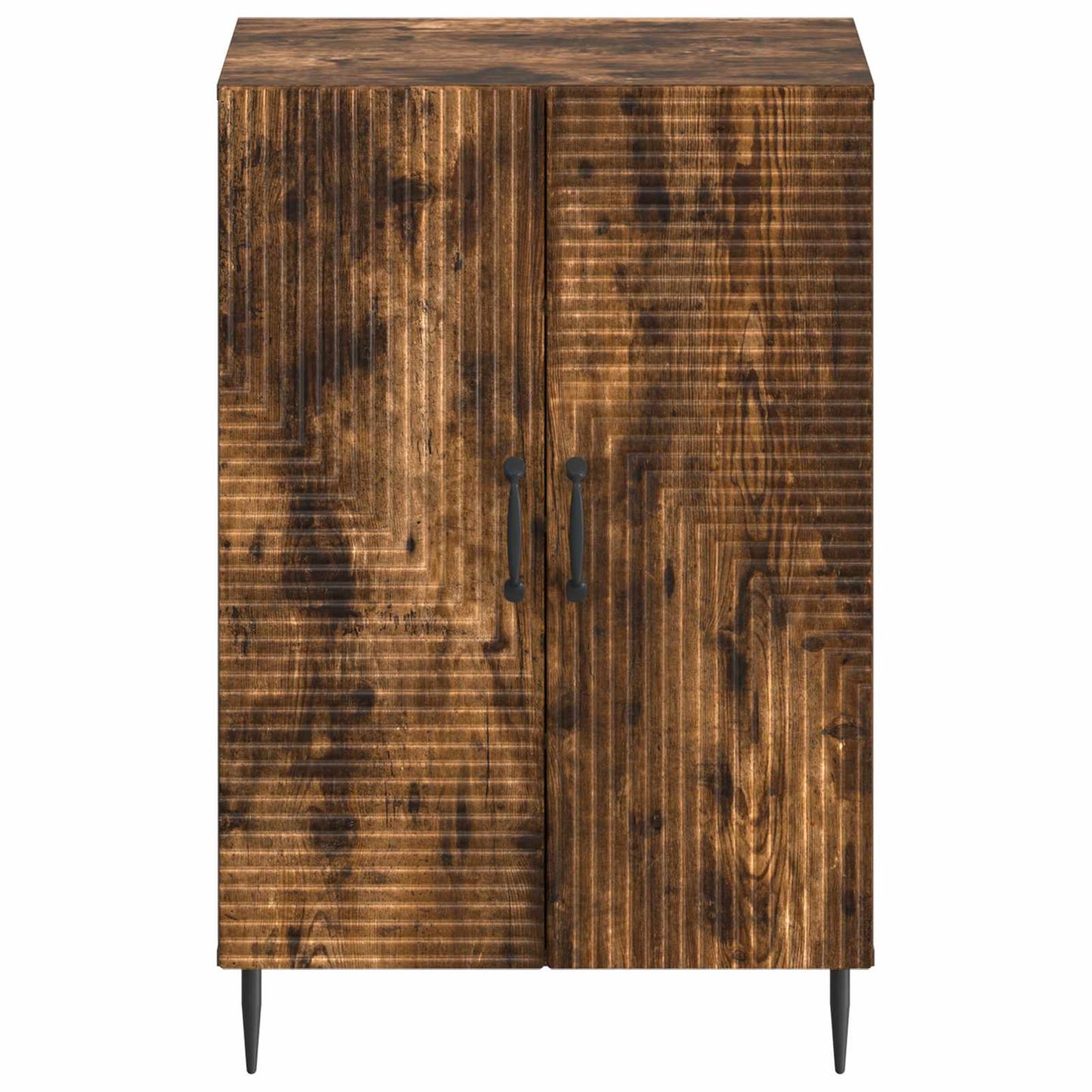 Sko Skap HAARLEM 59,5 x 39,5 x 89,5 cm Konstruert tre Røkt Eik